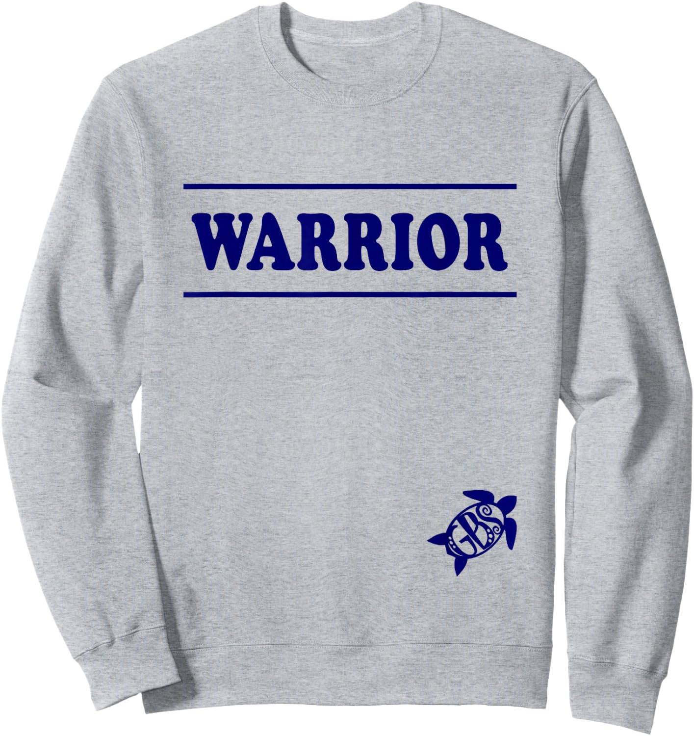 GBS WARRIOR turtle Guillain Barre Syndrome survivor support Sweatshirt - Sweatshirt | Ash