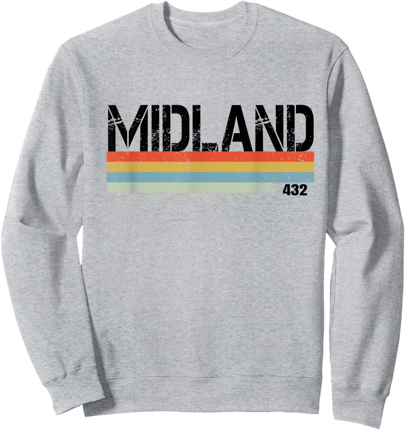 Midland, TX Sweatshirt - Sweatshirt | Ash