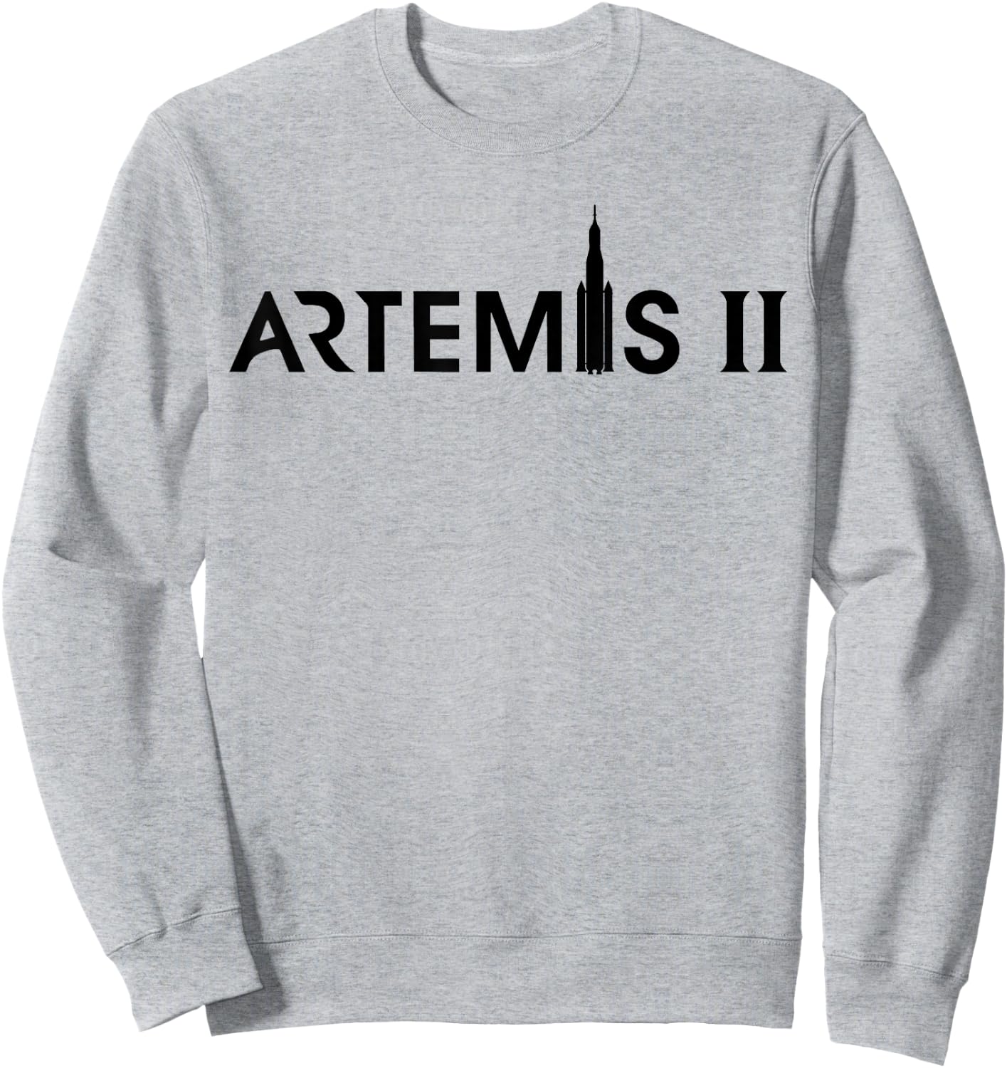 Artemis 2 SLS Rocket Launch Mission to The Moon and Beyond Sweatshirt - Sweatshirt | Ash