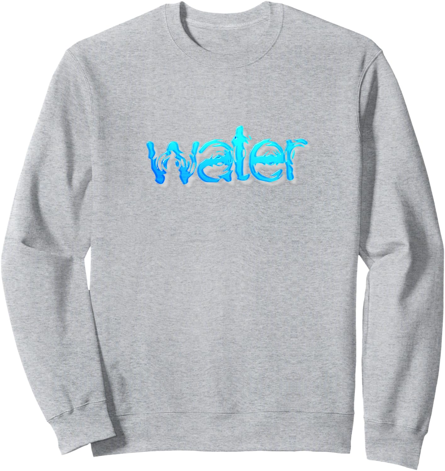Water Funny Party Costume Elements Couple Matching Sweatshirt - Sweatshirt | Ash