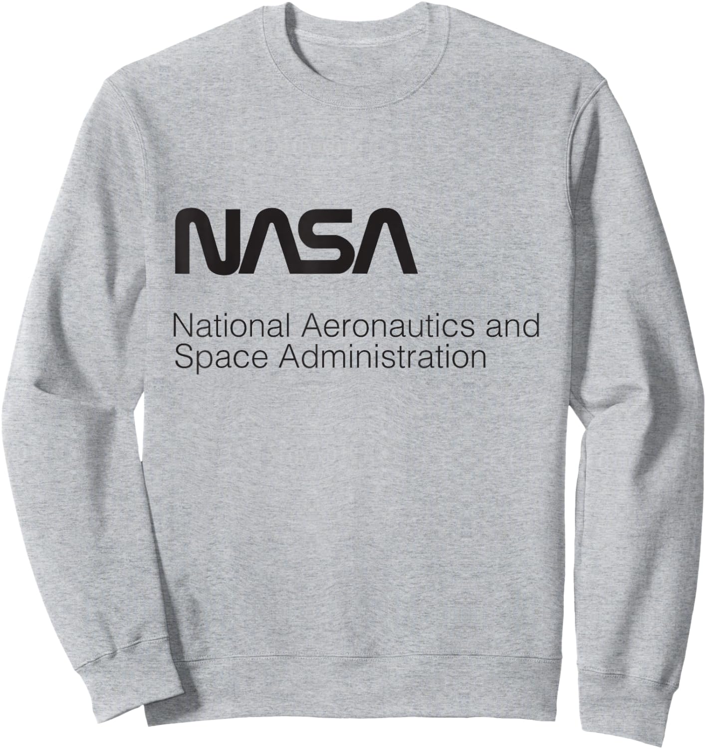NASA National Aeronautics And Space Administration Sweatshirt - Sweatshirt | Ash