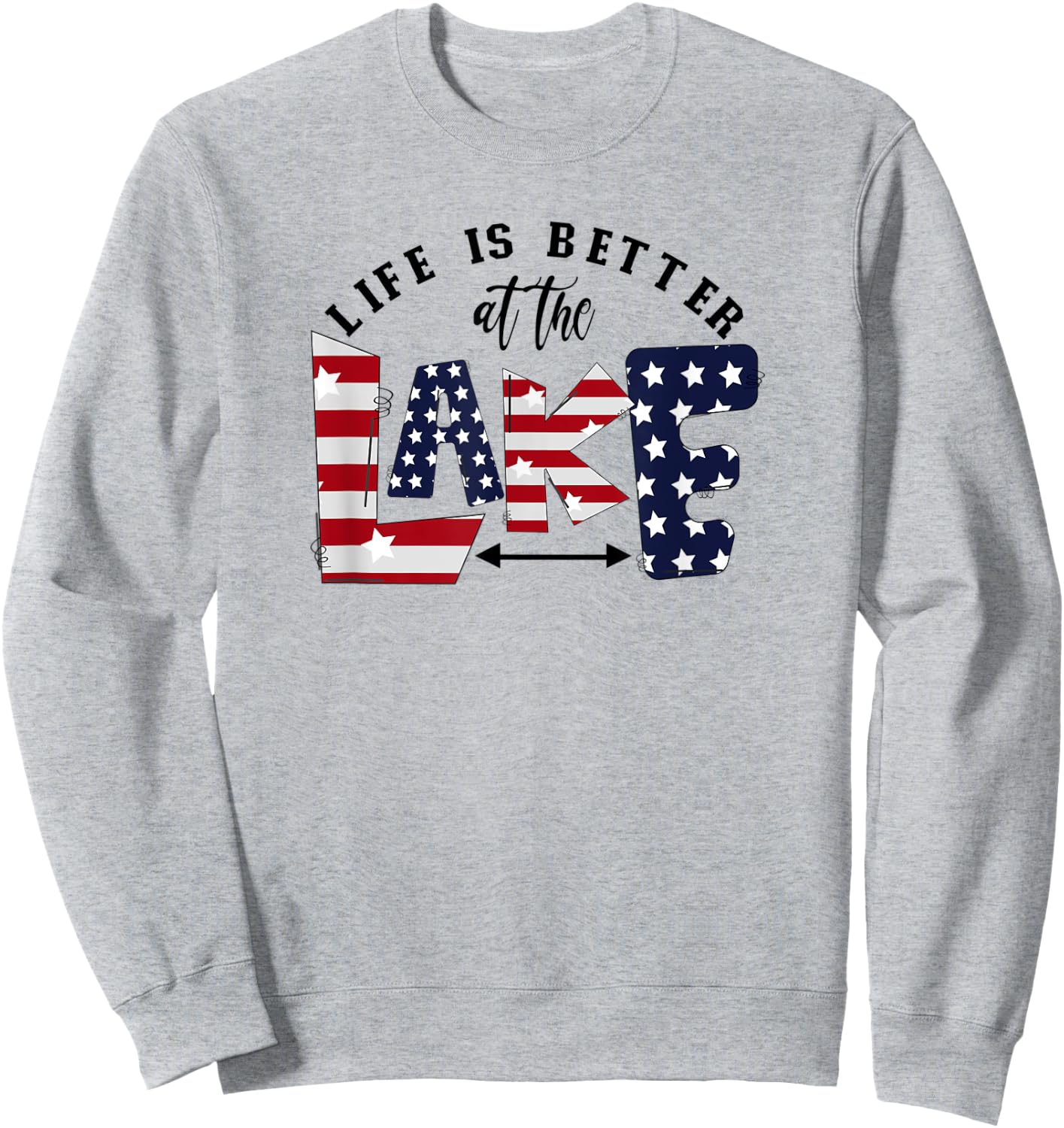 Lake Shirts Lake House Boating Camping Clothes Women Kid Men Sweatshirt - Sweatshirt | Ash