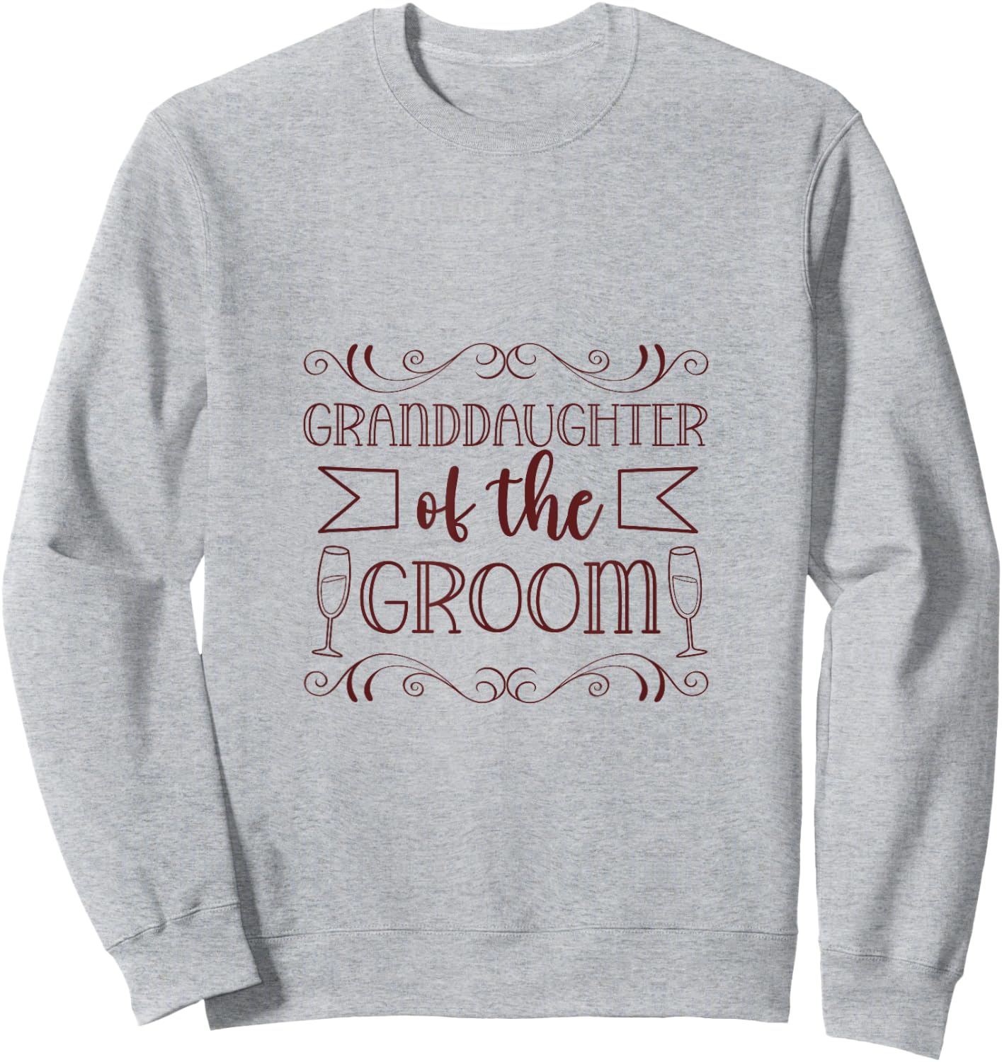 Wedding - Granddaughter of the groom Sweatshirt - Sweatshirt | Ash