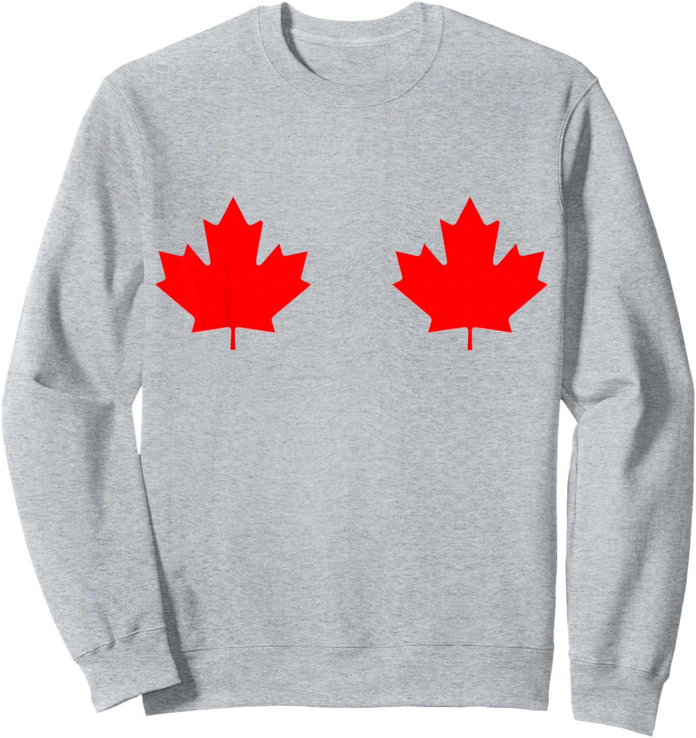 Maple Leaf Canada Day - Canadian Flag Sweatshirt - Sweatshirt | Ash