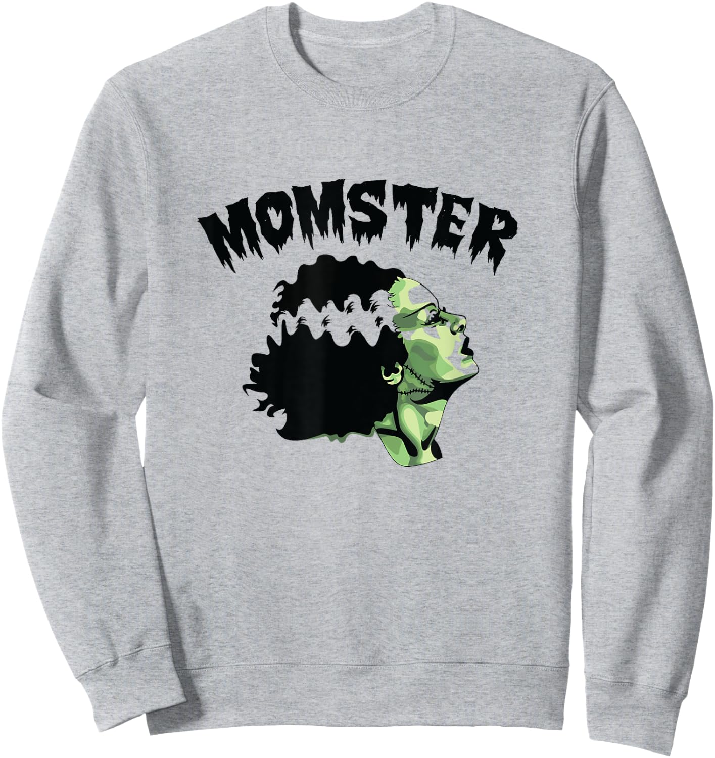 Momster Frankenstein For Moms Sweatshirt - Sweatshirt | Ash
