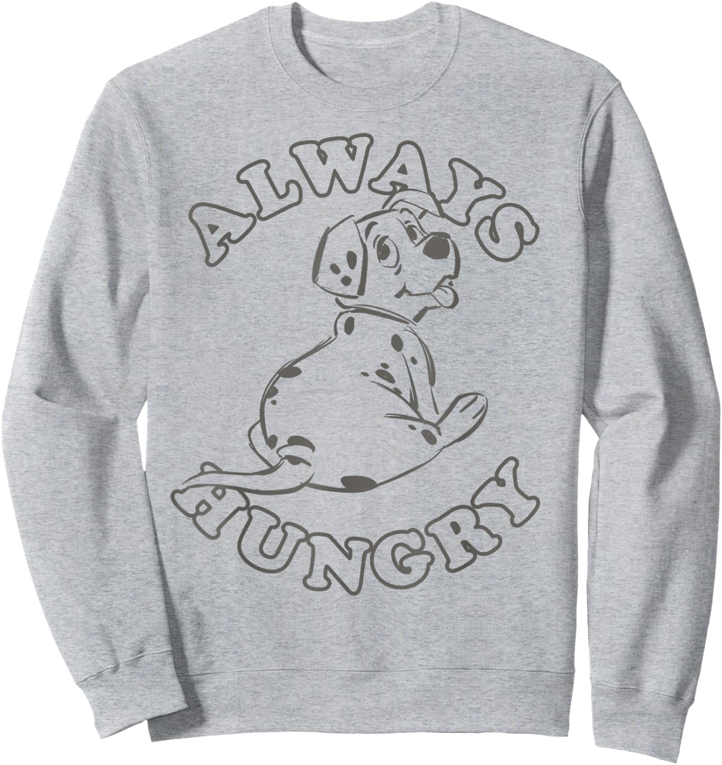 Disney 101 Dalmatians Rolly Always Hungry Sweatshirt - Sweatshirt | Ash