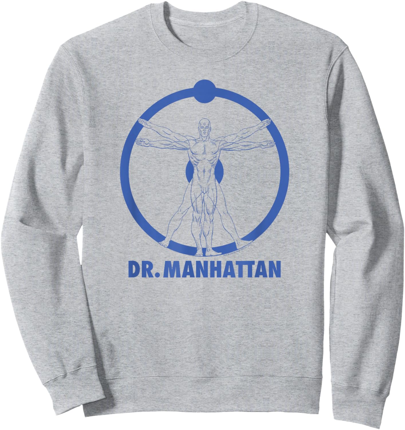 Watchmen Vintage Dr. Manhattan Sweatshirt - Sweatshirt | Ash