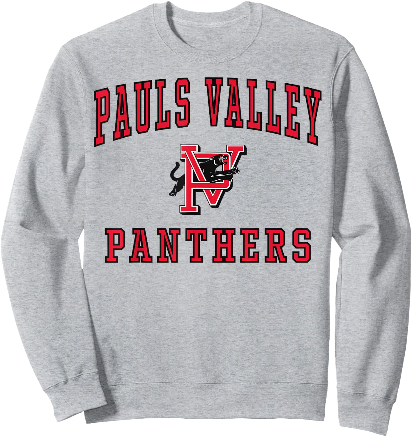 Pauls Valley High School Panthers C1 Sweatshirt - Sweatshirt | Ash