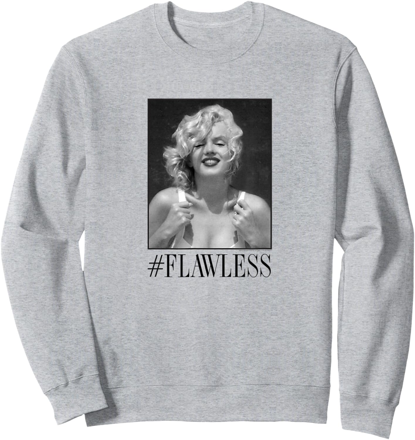Marilyn Monroe #Flawless Sweatshirt - Sweatshirt | Ash