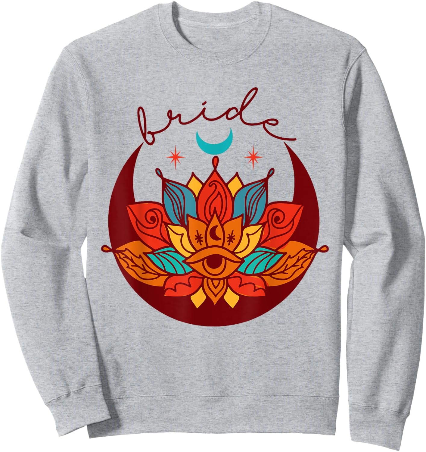 Bridal Celestial Mystical Bachelorette Party Bride To Be Sweatshirt - Sweatshirt | Ash