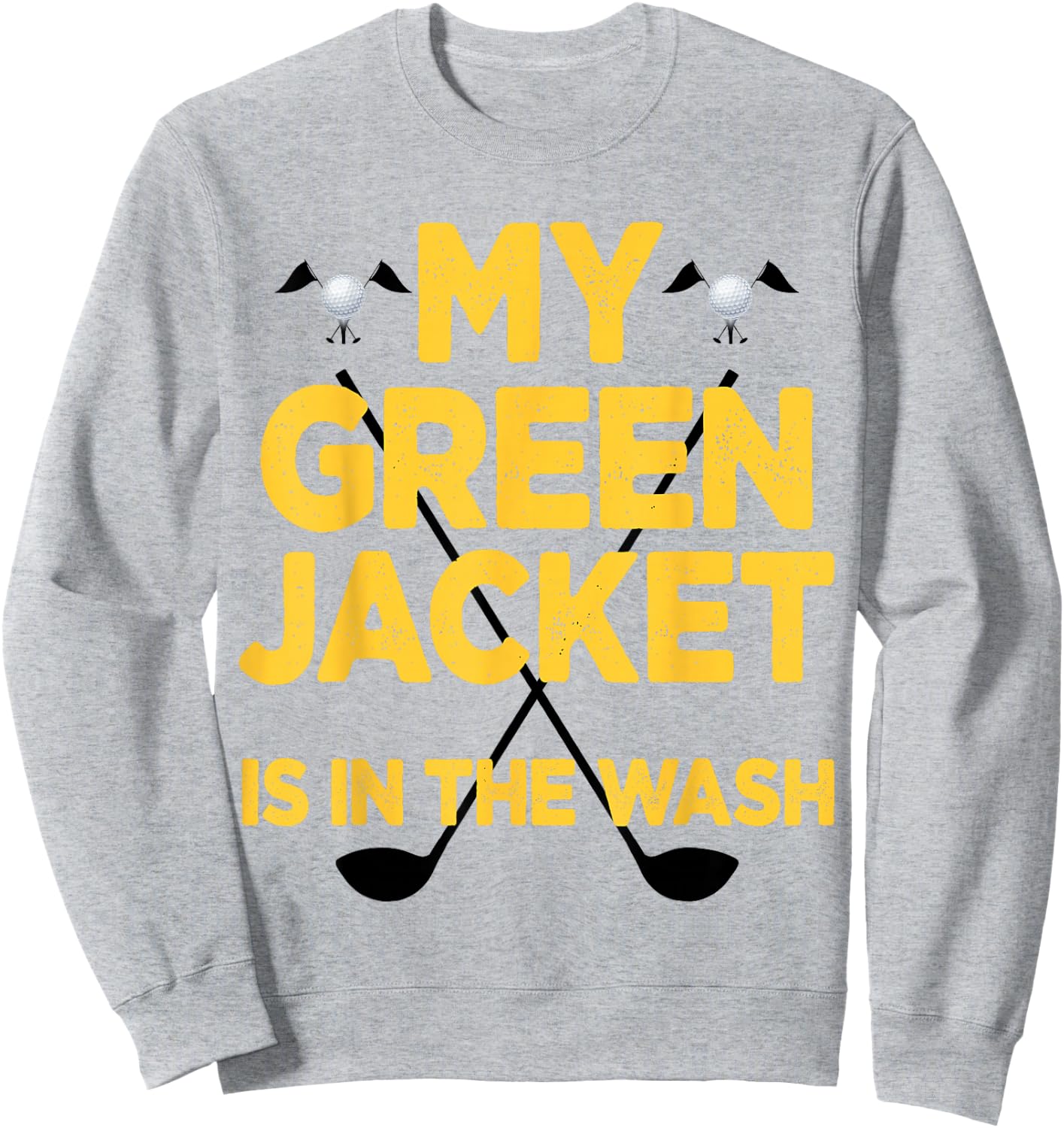 Jacket Green in the Wash Master Golf Golfer Player Sweatshirt - Sweatshirt | Ash