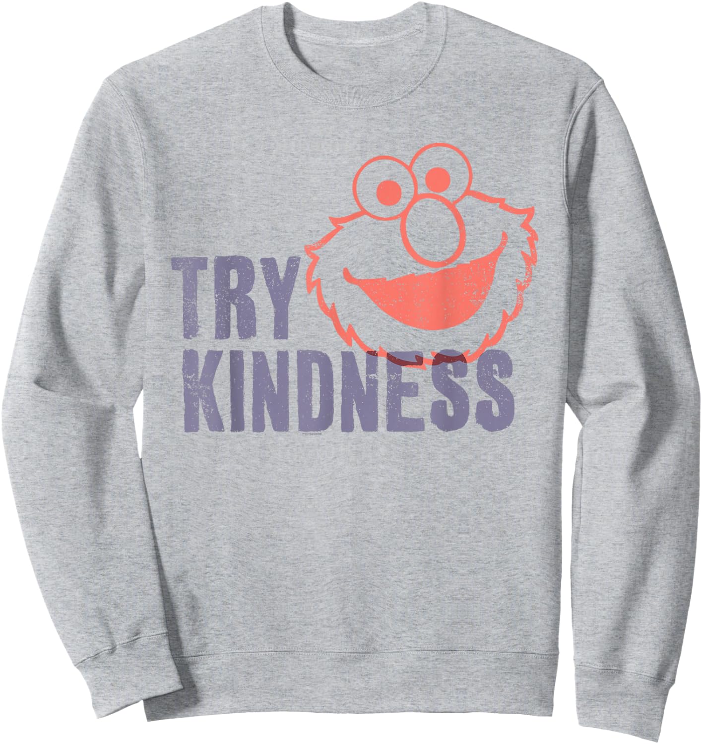 Sesame Street Try Kindness With Elmo Sweatshirt - Sweatshirt | Ash