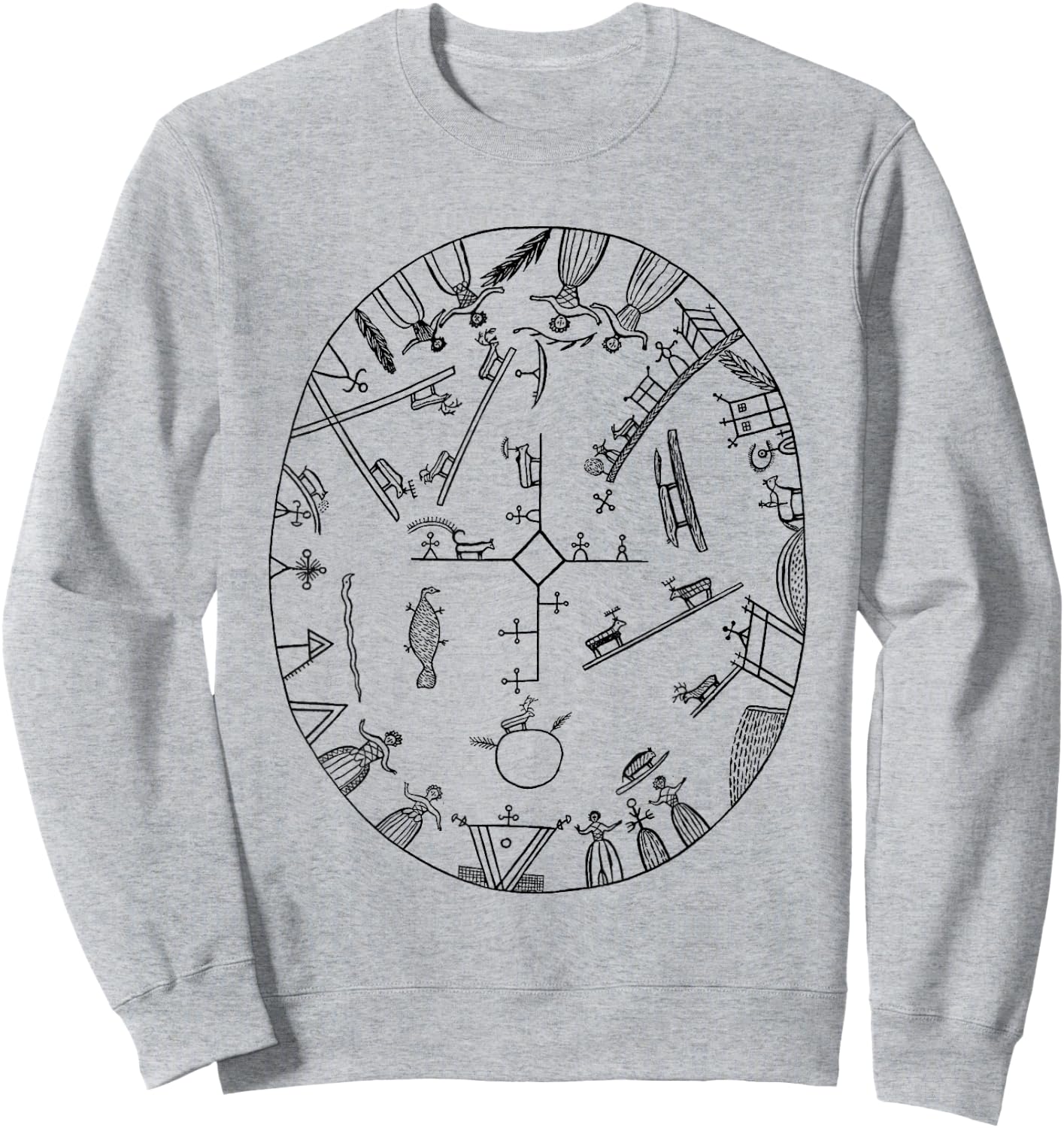 Sami Saami Sapmi Lapp Laplander Scandinavia Nordic Sweatshirt - Sweatshirt | Ash