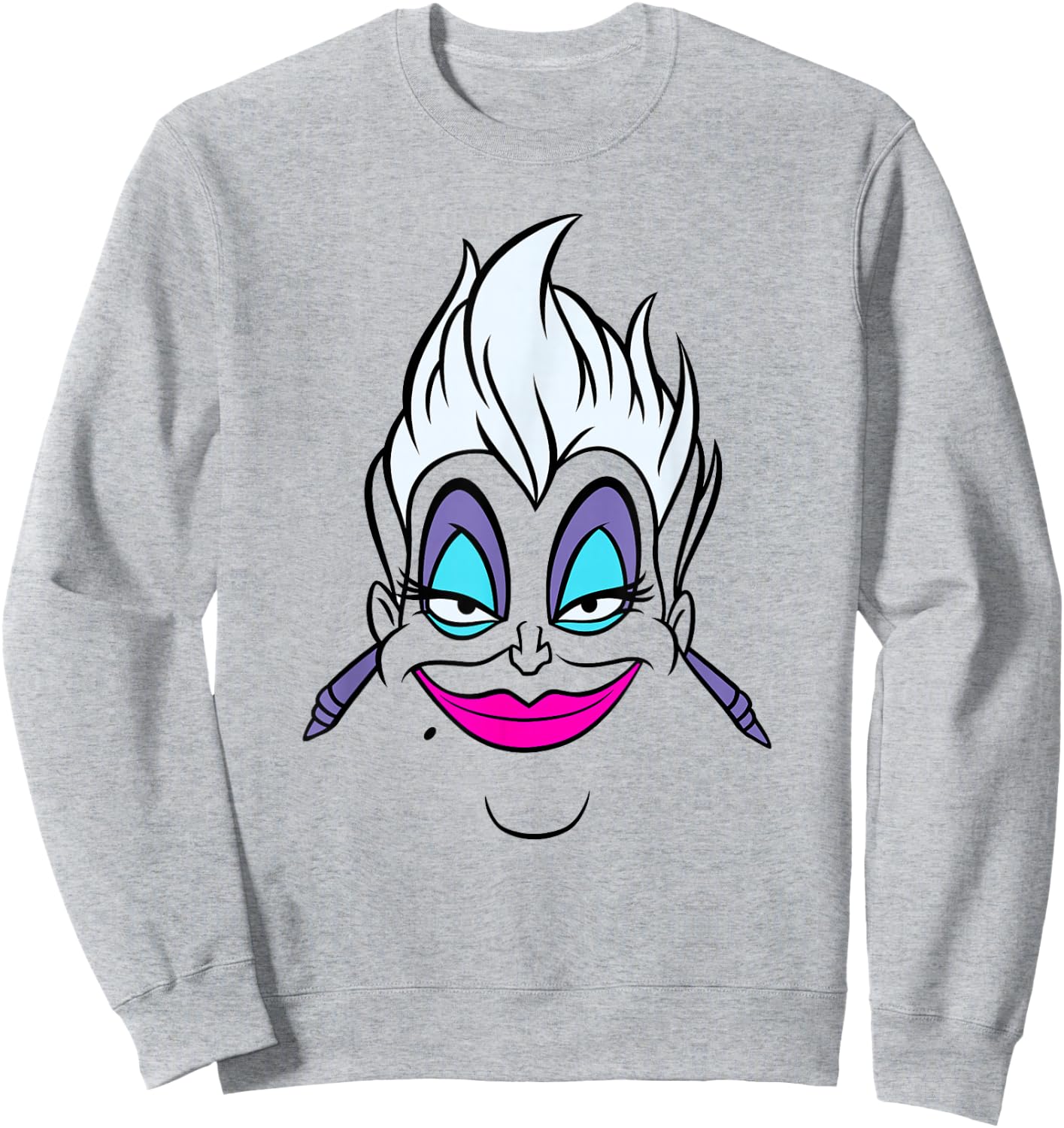 Disney Villains Ursula Big Face Sweatshirt - Sweatshirt | Ash