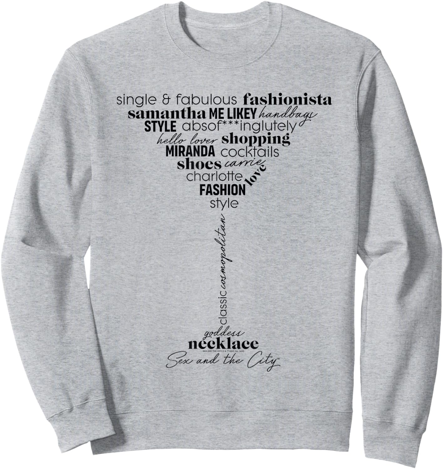 Sex and the City Classic Cosmopolitan Sweatshirt - Sweatshirt | Ash
