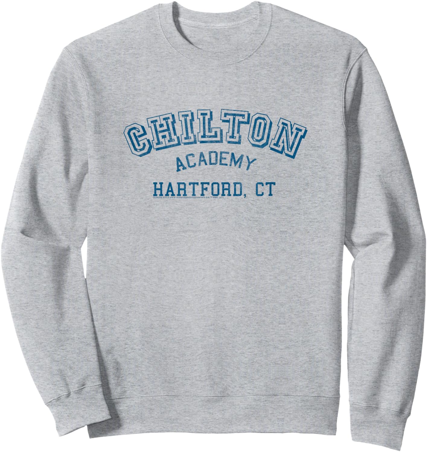 Gilmore Girls Chilton Academy Distressed Lettering TV Show Sweatshirt - Sweatshirt | Ash