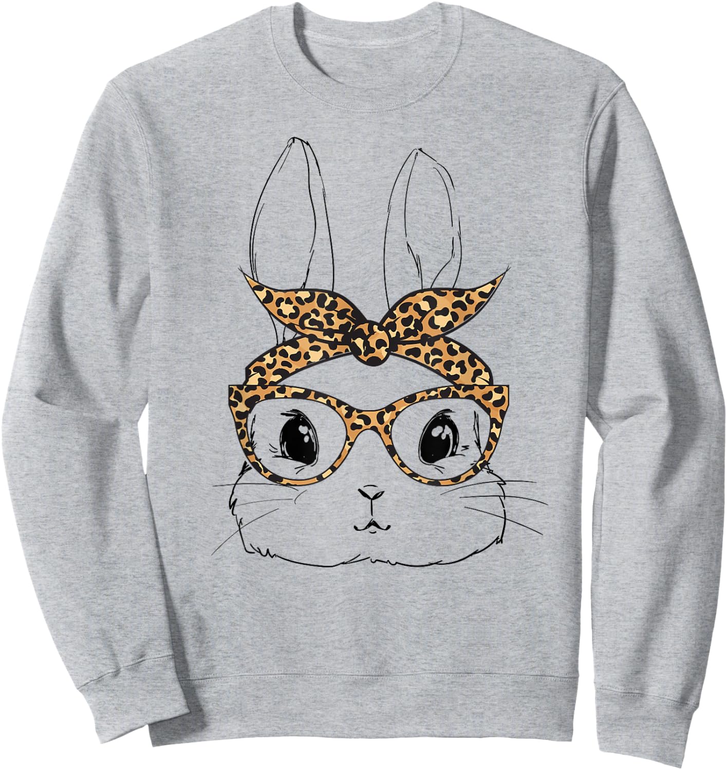 Easter Shirts For Kids Easter T Shirts Women Bunny Sunglass Sweatshirt - Sweatshirt | Ash