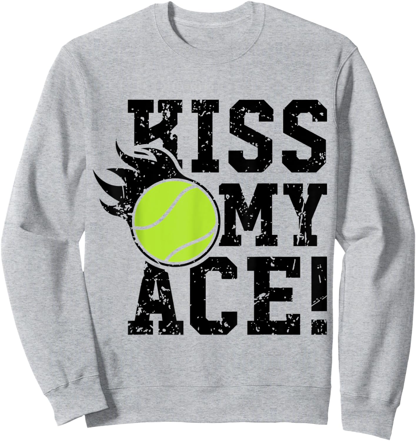 Kiss my Ace Tennis Sweatshirt - Sweatshirt | Ash