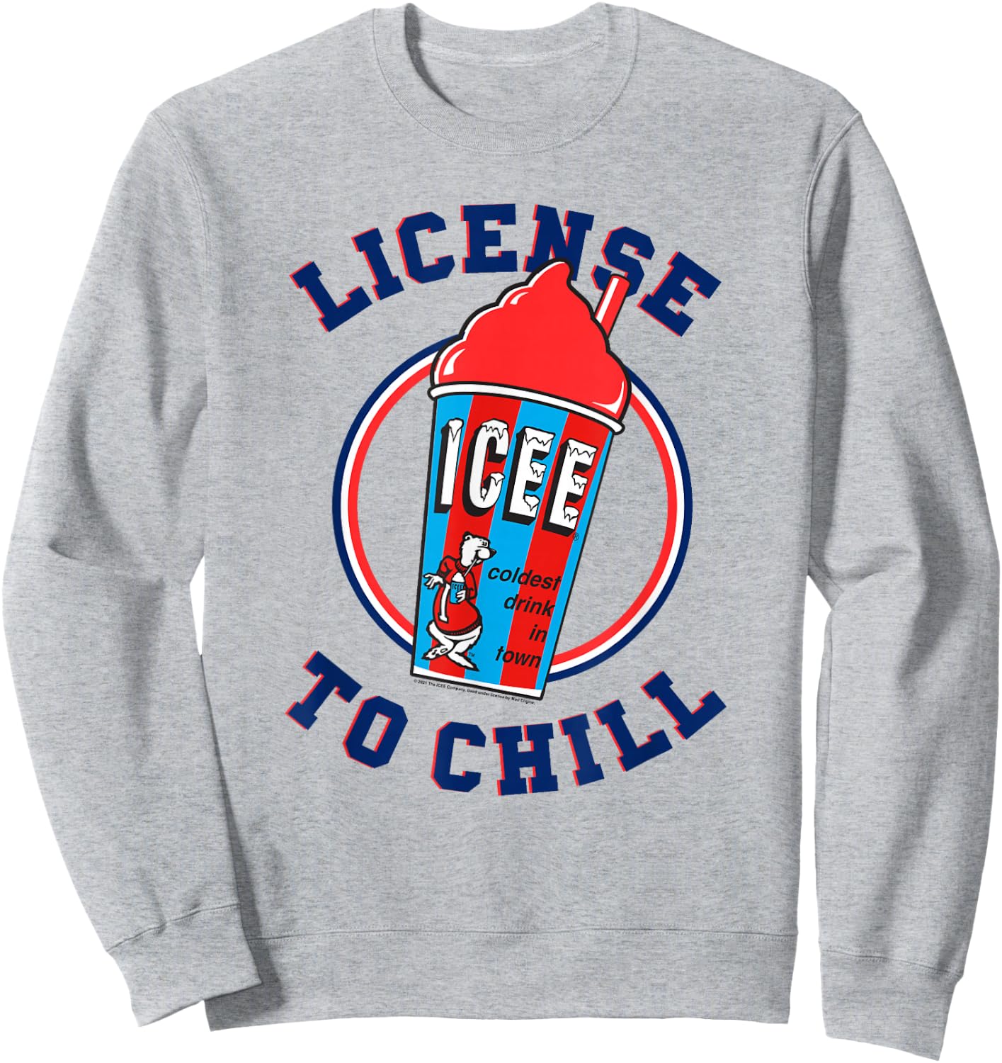 ICEE Classic License To Chill Sweatshirt - Sweatshirt | Ash