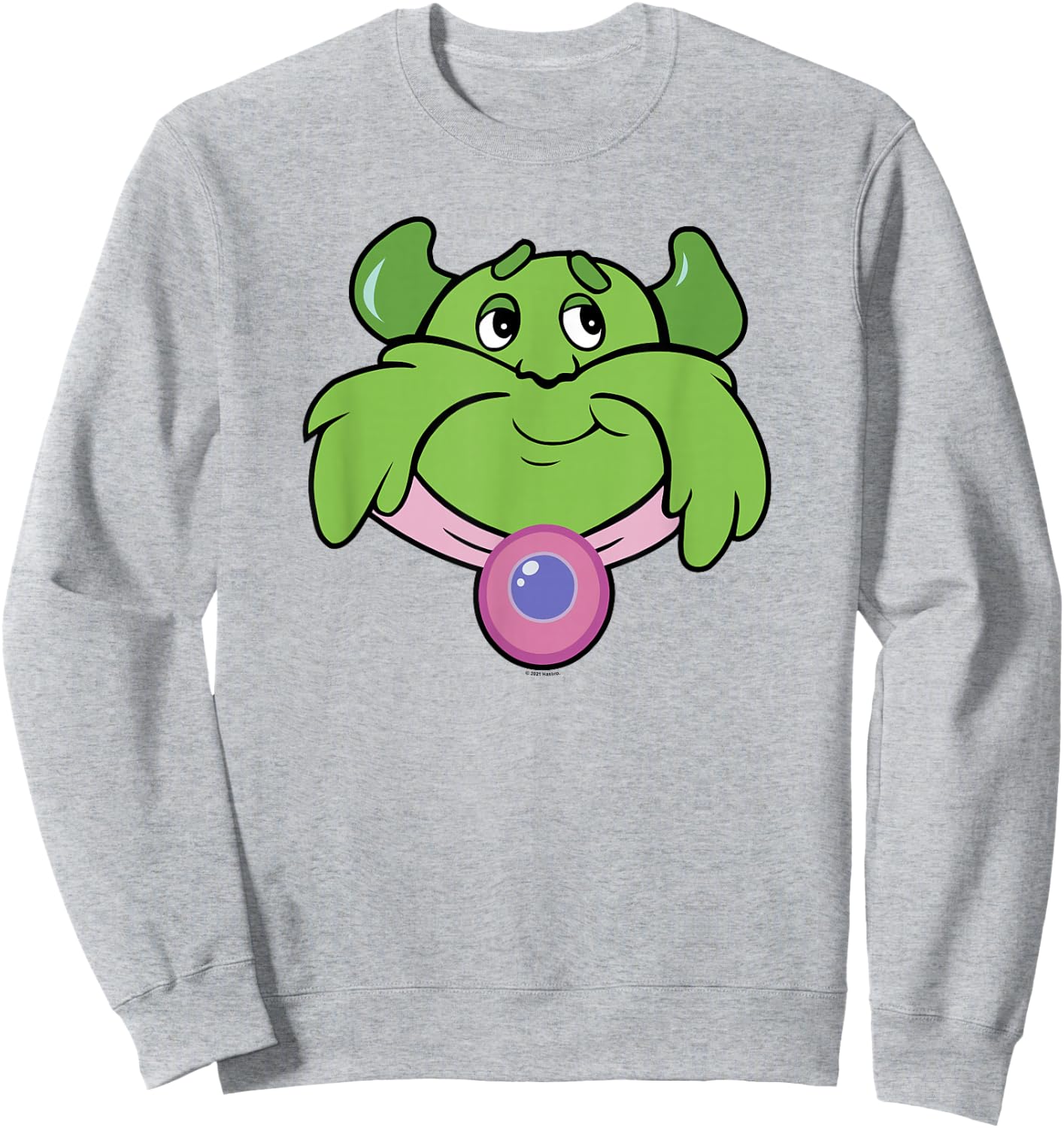 Candy Land Halloween Plumpy Big Face Sweatshirt - Sweatshirt | Ash