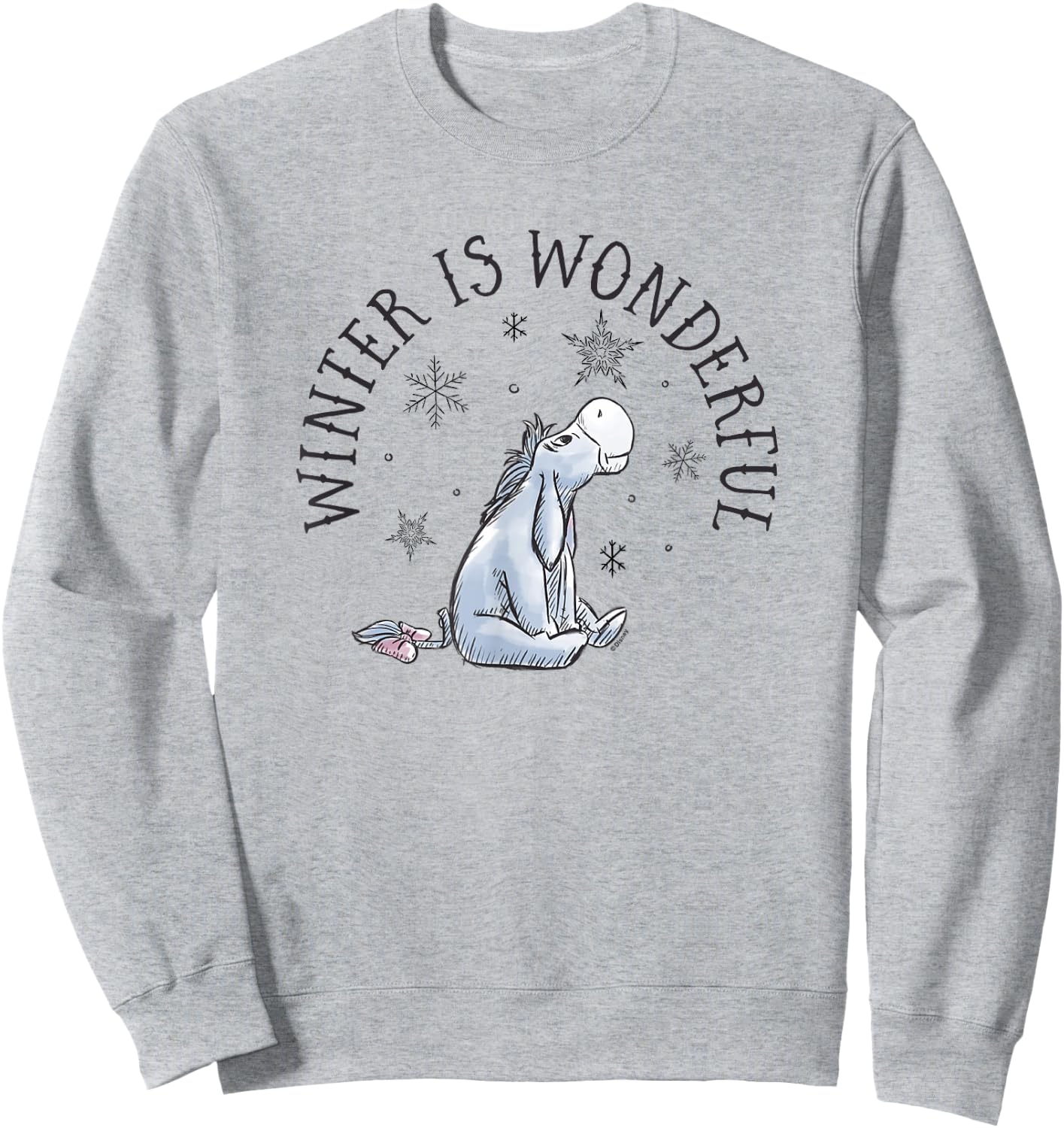Eeyore - Winter Is Wonderful Sweatshirt - Sweatshirt | Ash