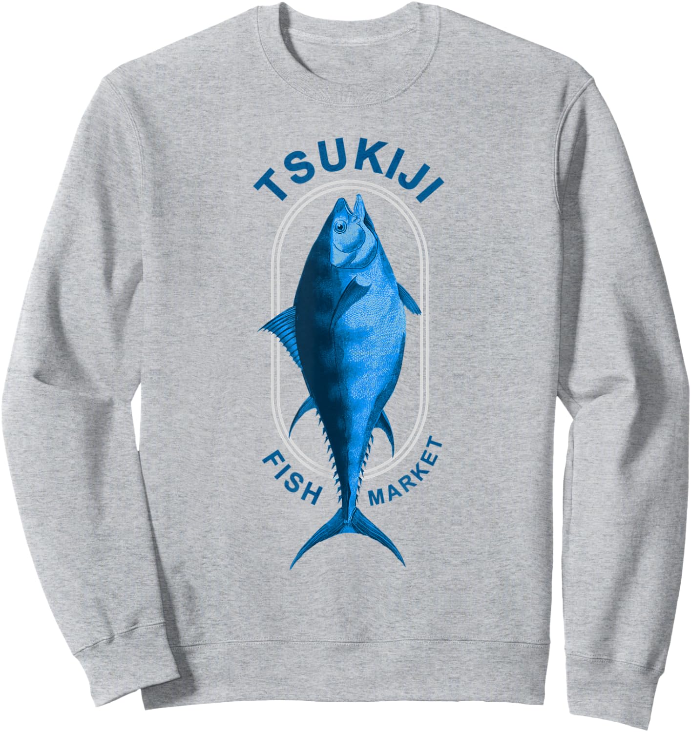 Tokyo Tsukiji Fish Market Vintage Sweatshirt - Sweatshirt | Ash