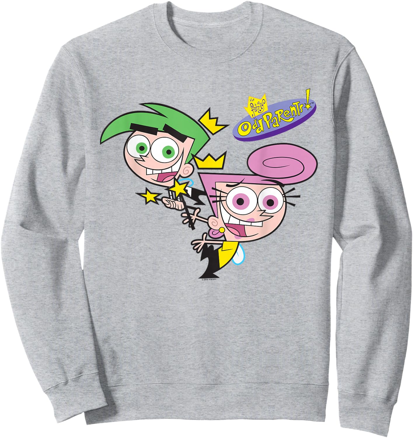 The Fairly OddParents Starring Cosmo and Wanda Sweatshirt - Sweatshirt | Ash