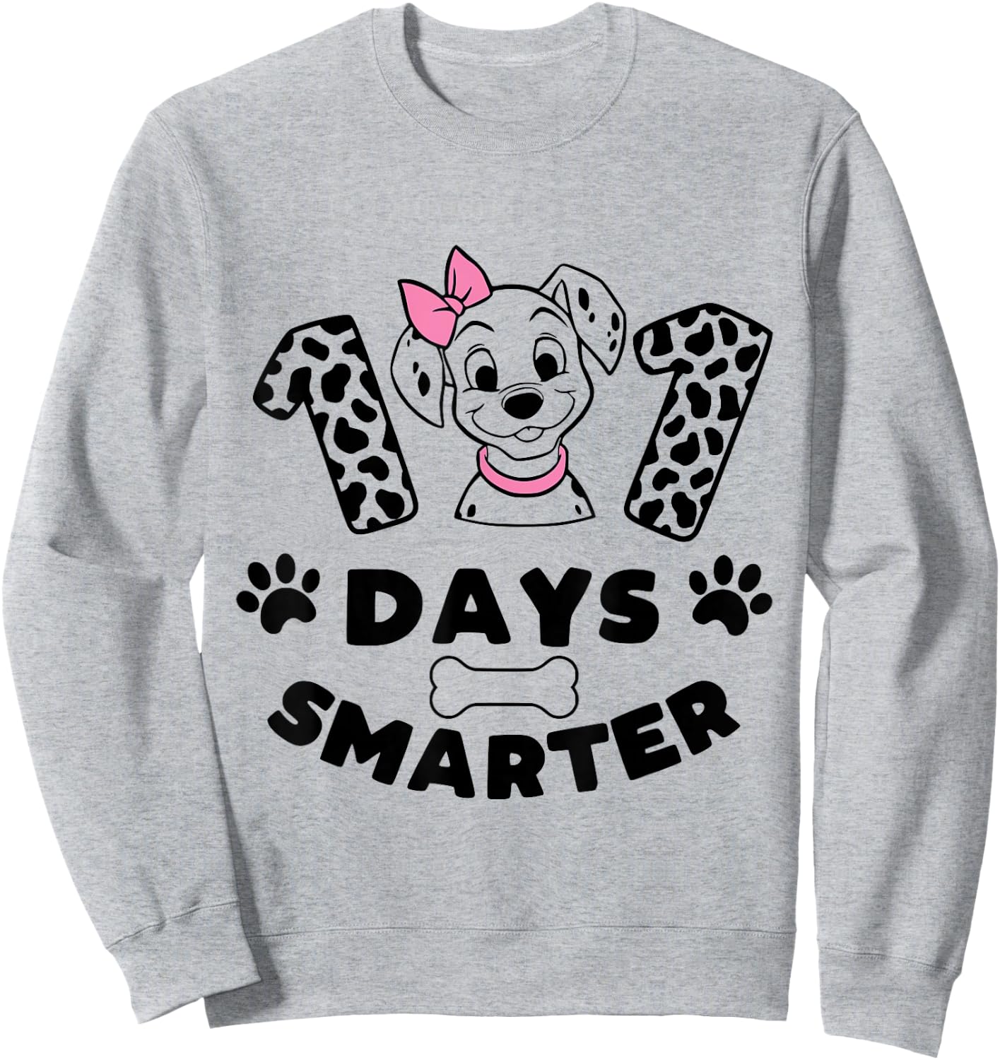 100th Day Of School 101 Days Smarter 100 for Boys Girls Kids Sweatshirt - Sweatshirt | Ash