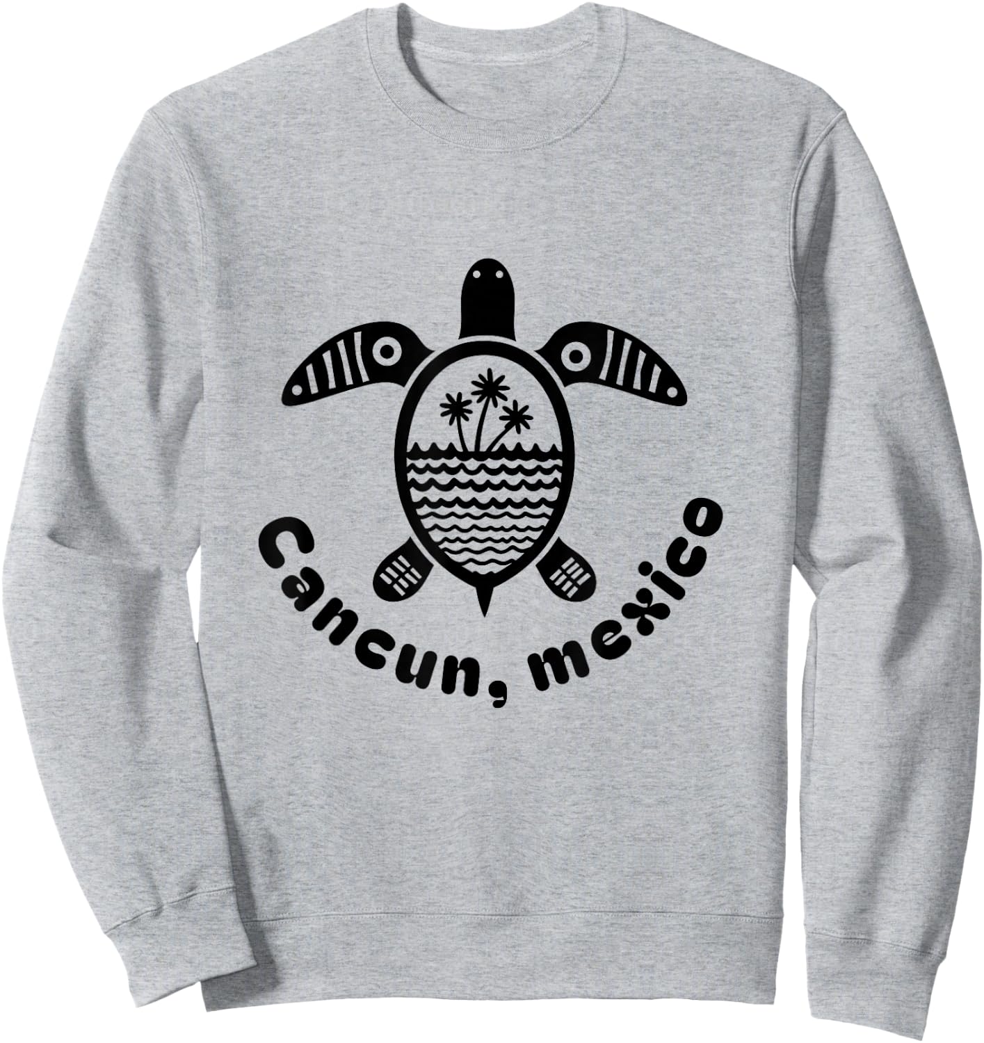 Cancun Mexico Souvenir Family Matching Vacation Cancun Sweatshirt - Sweatshirt | Ash