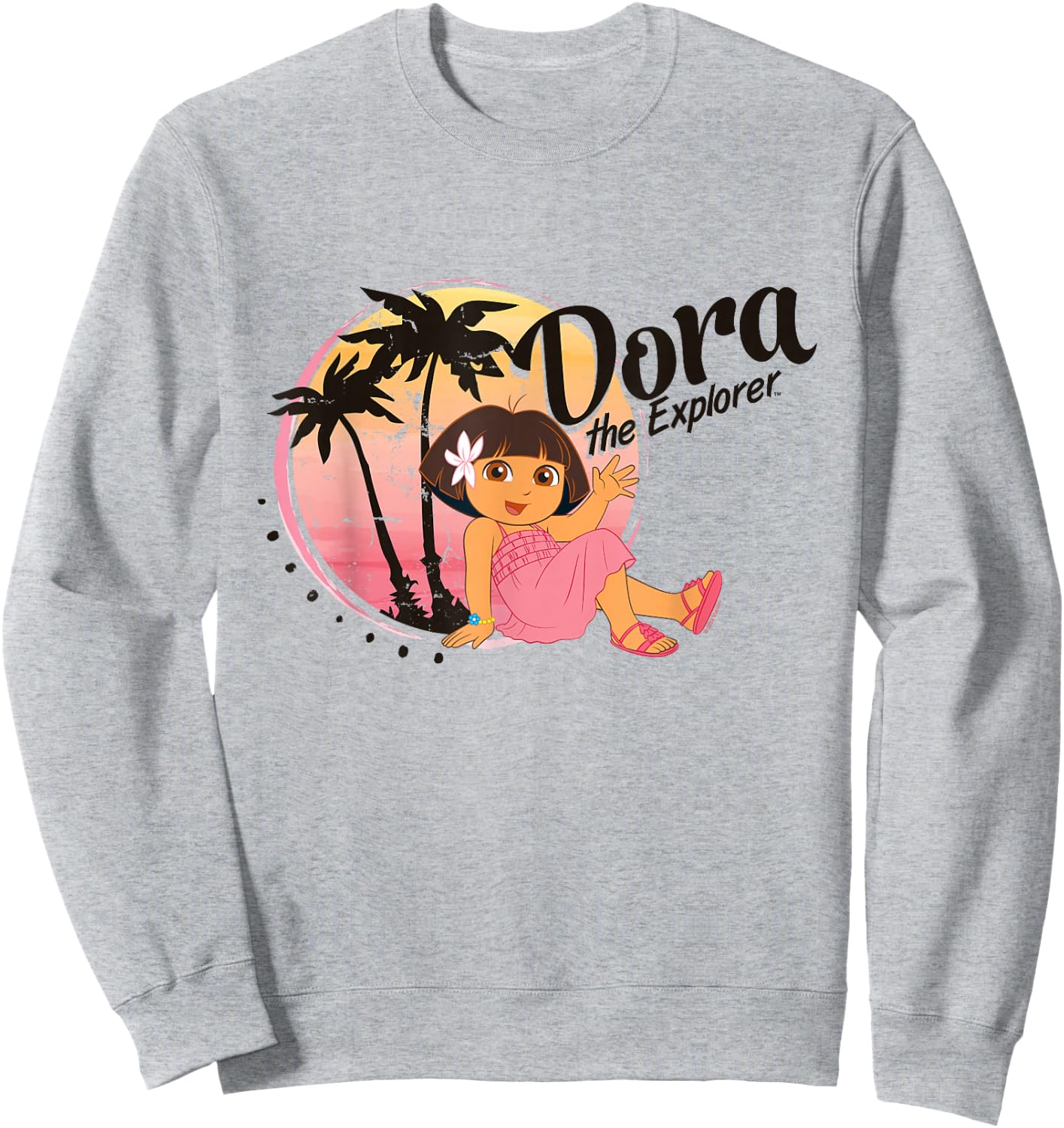 Dora the Explorer Tropical Breezes Sweatshirt - Sweatshirt | Ash