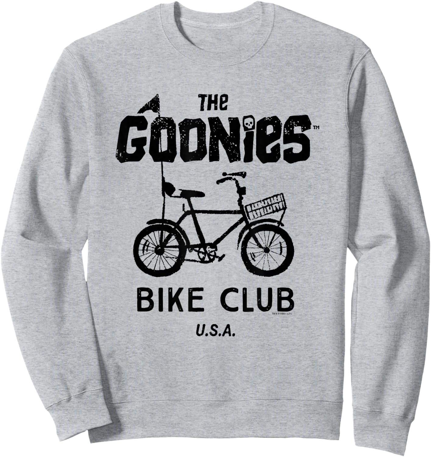 The Goonies Bike Club Black Logo Movie Sweatshirt - Sweatshirt | Ash