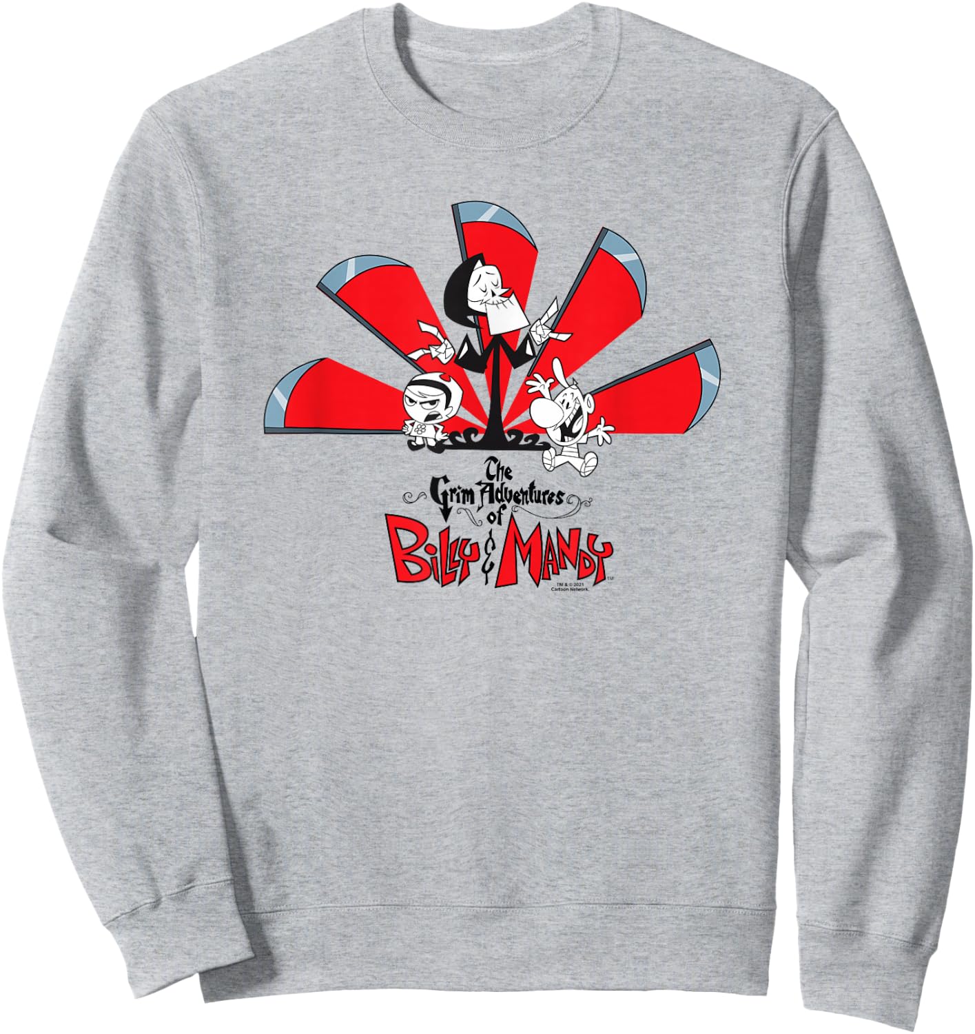 The Grim Adventures of Billy & Mandy Grim, Mandy & Billy Sweatshirt - Sweatshirt | Ash