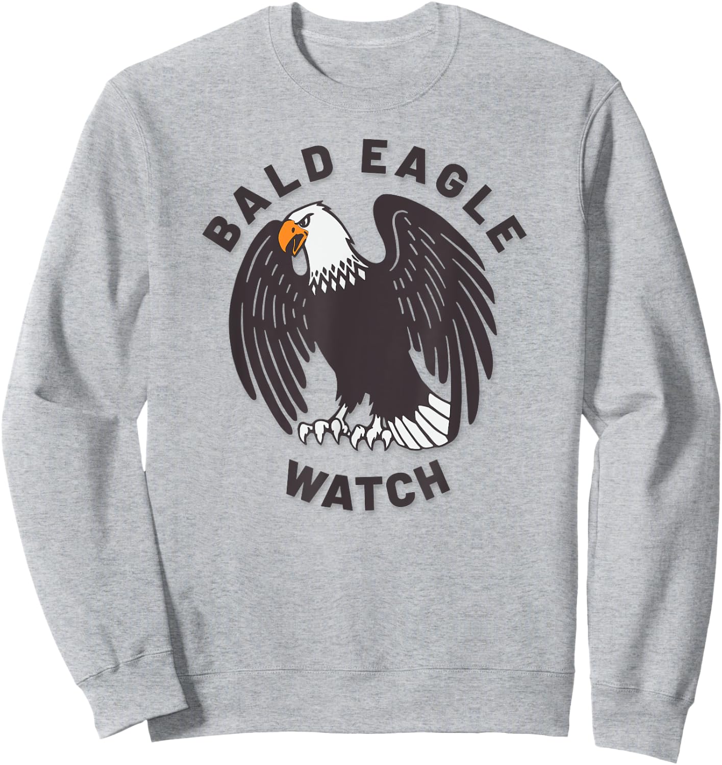 Bird Eagle Watch Sweatshirt - Sweatshirt | Ash
