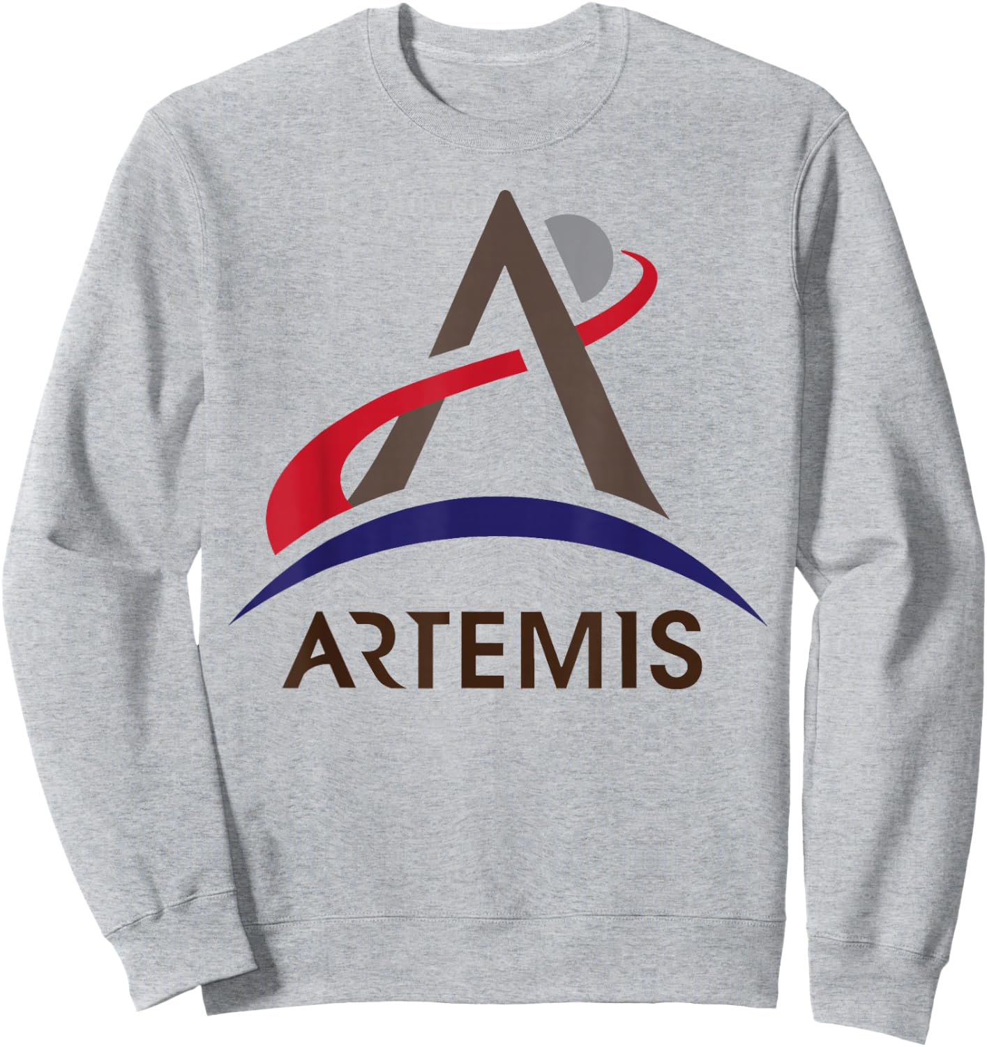 Project Artemis NASA Program Logo - Return to the Moon Sweatshirt - Sweatshirt | Ash