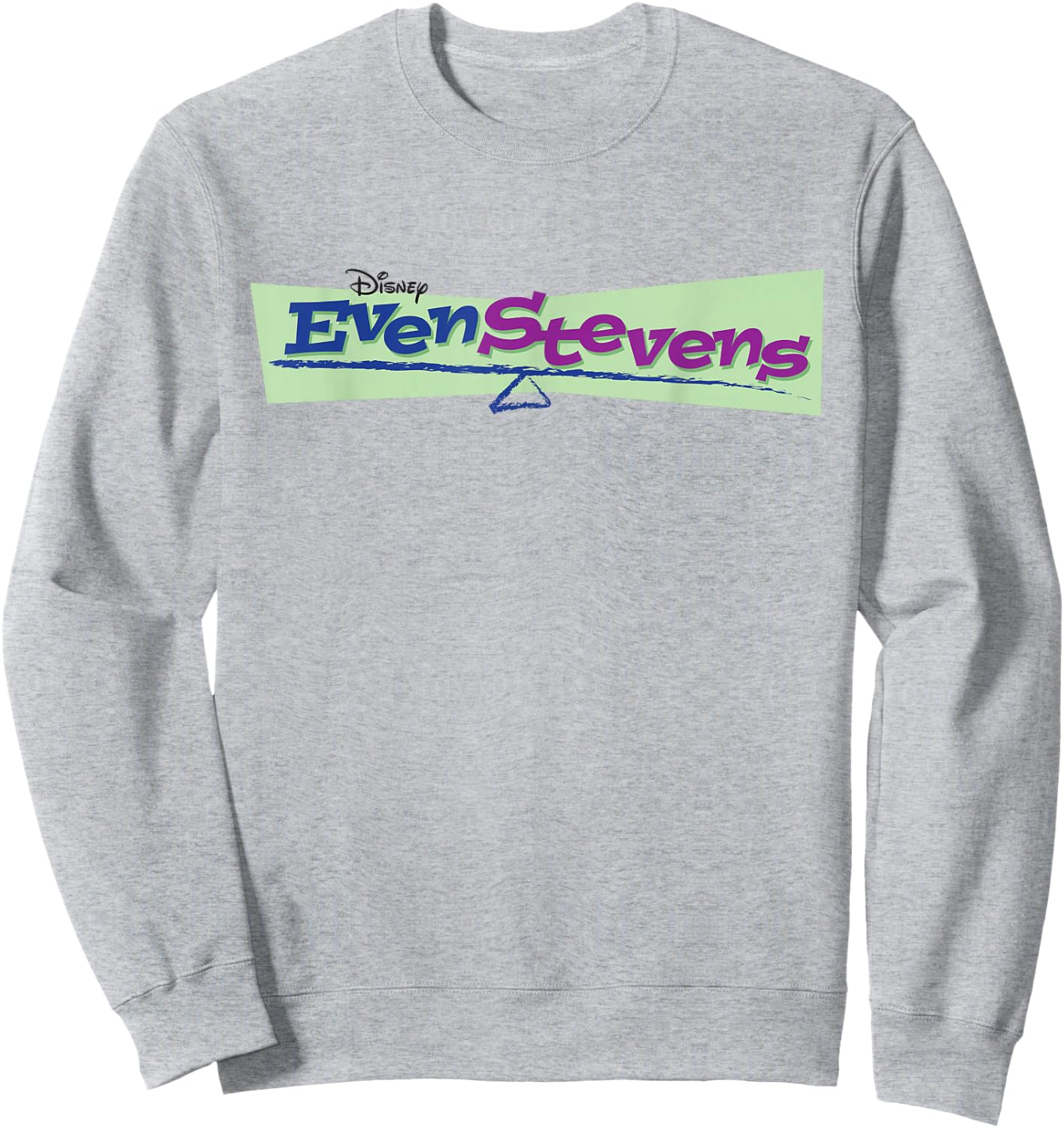 Disney Channel Even Stevens Series Logo Sweatshirt - Sweatshirt | Ash