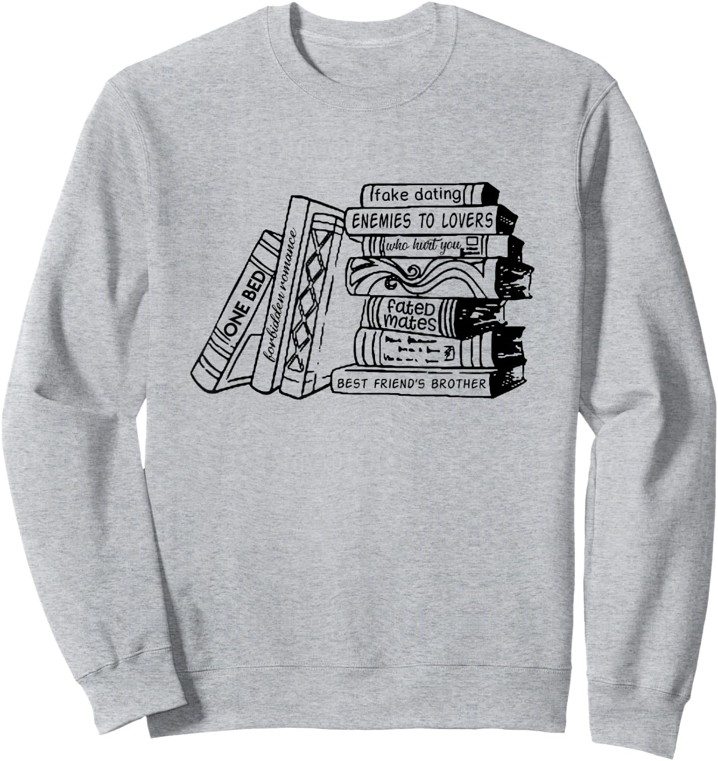 Dark Romance Reader Book Lover Bookish Smut Book Reading Sweatshirt - Sweatshirt | Ash