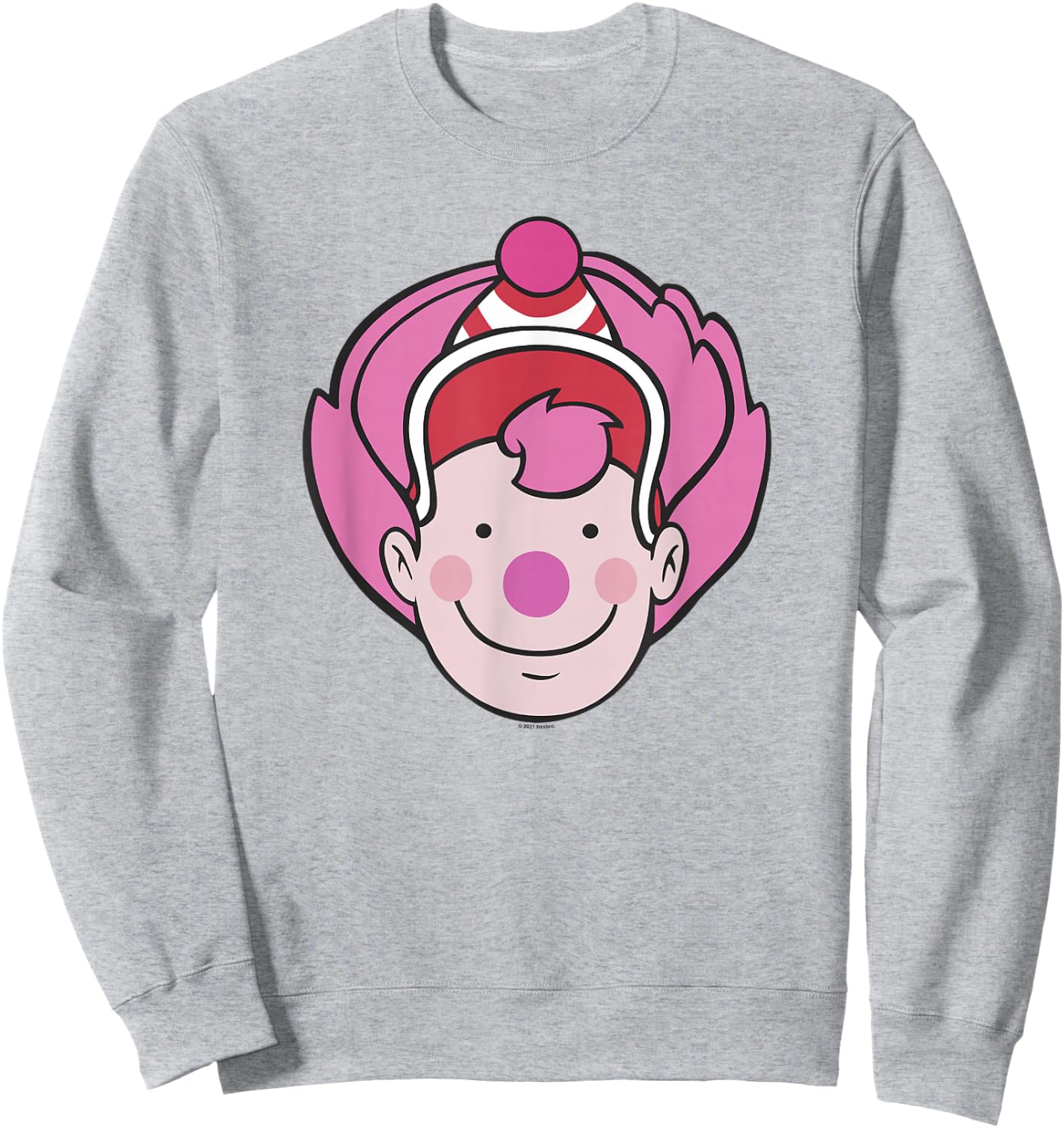 Candy Land Halloween Mr. Mint Big Face Sweatshirt - Sweatshirt | Ash