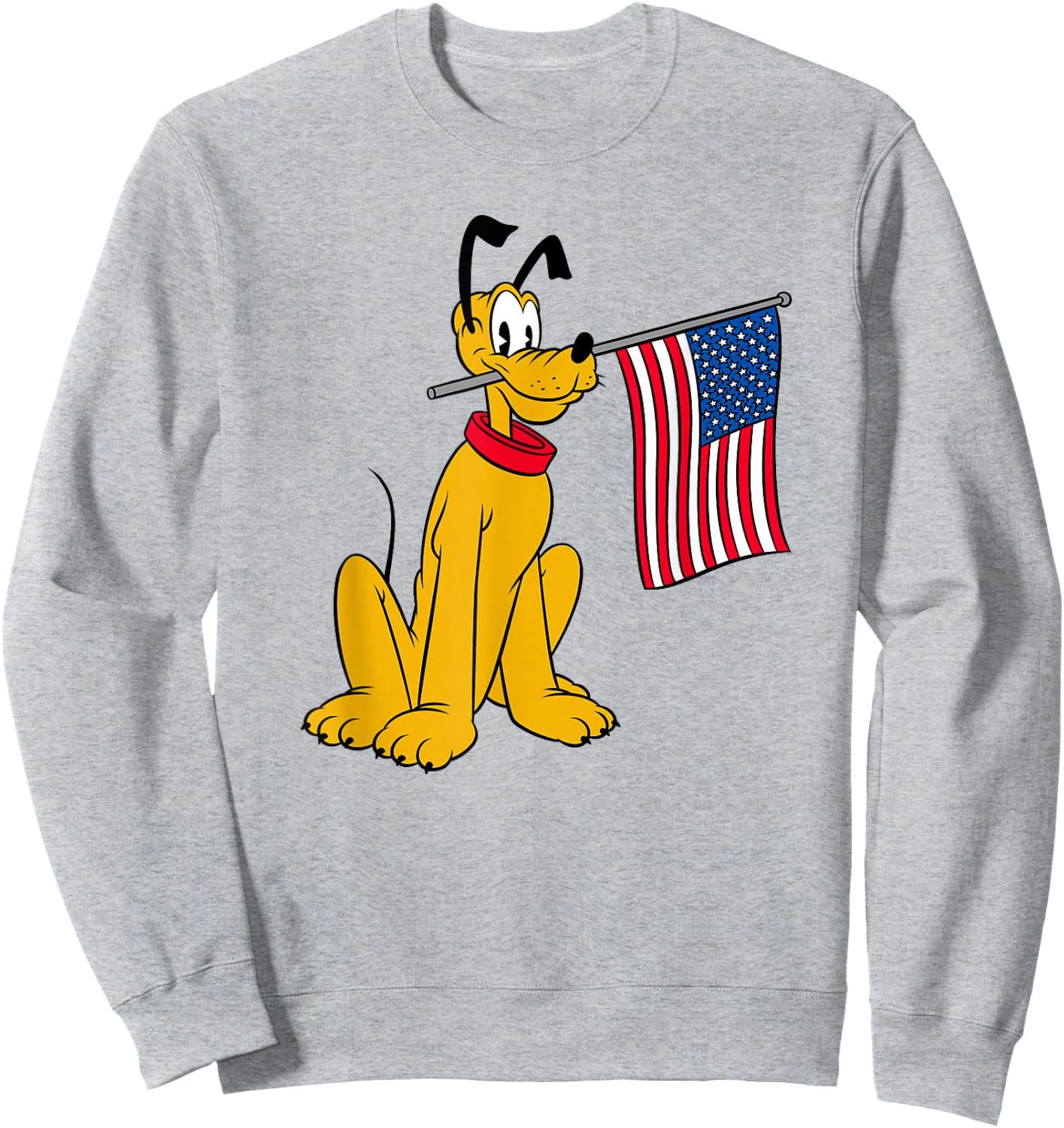 Disney Pluto Americana Sweatshirt - Sweatshirt | Ash