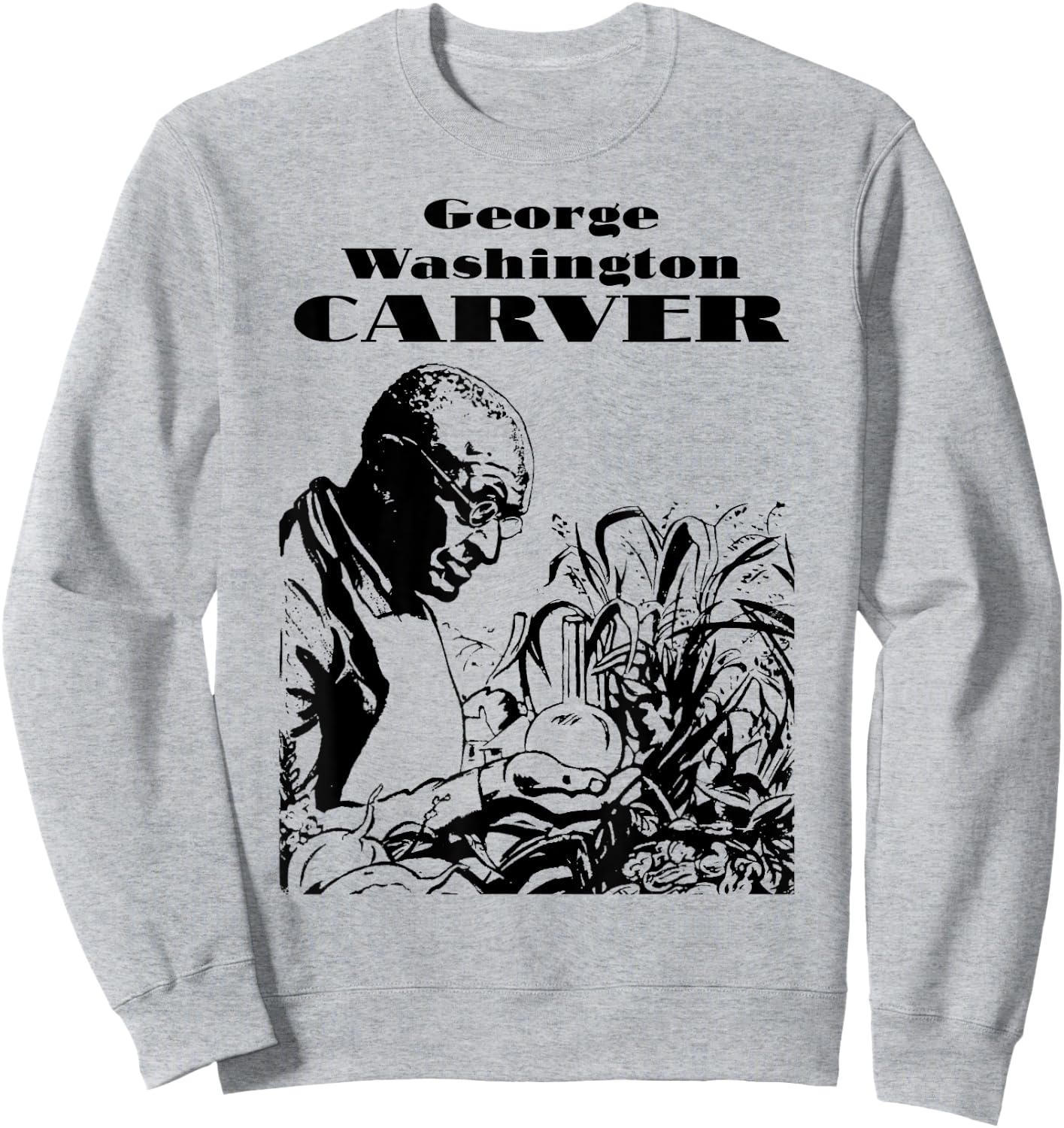 Famous African American Scientist Inventor Black History Sweatshirt - Sweatshirt | Ash