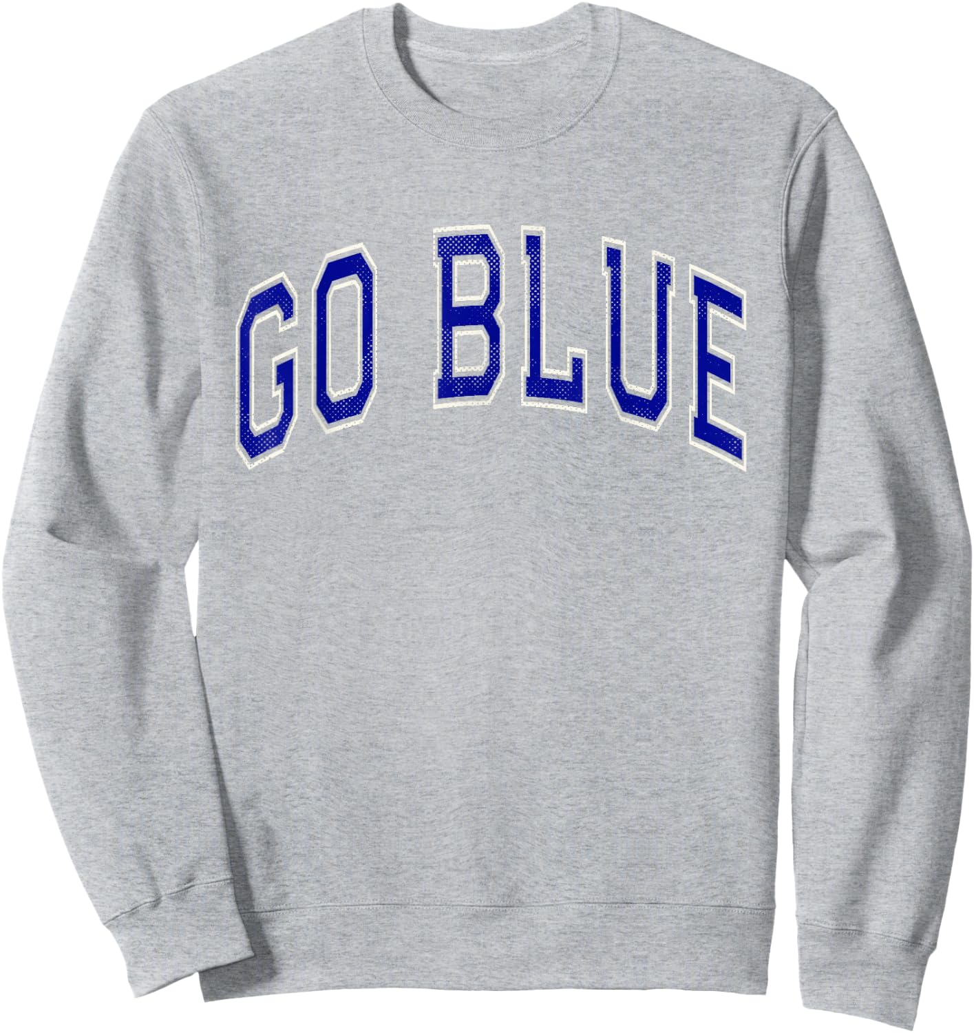 Let's GO BLUE Summer Camp Team Competition Event War Game Sweatshirt - Sweatshirt | Ash