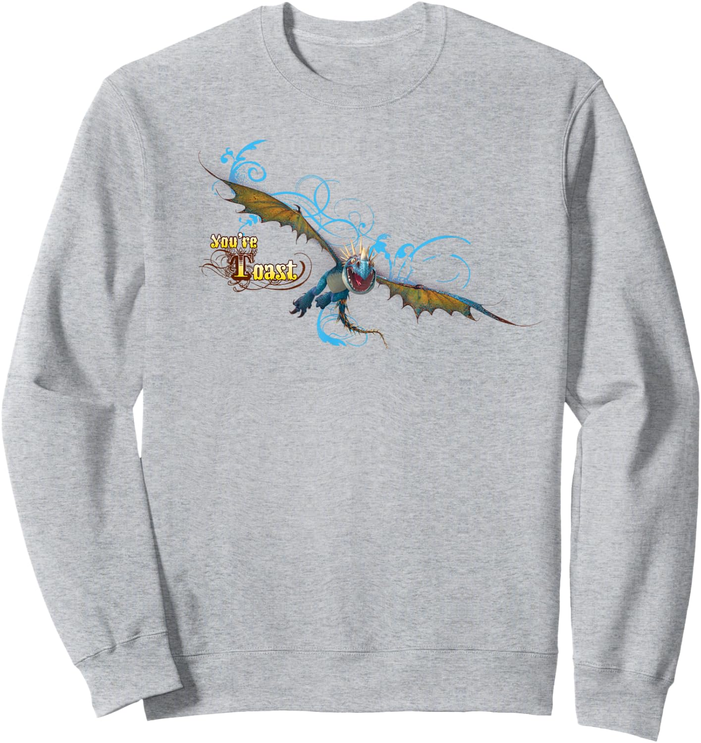DreamWorks' Dragons: You're Toast! Nadder Sweatshirt - Sweatshirt | Ash