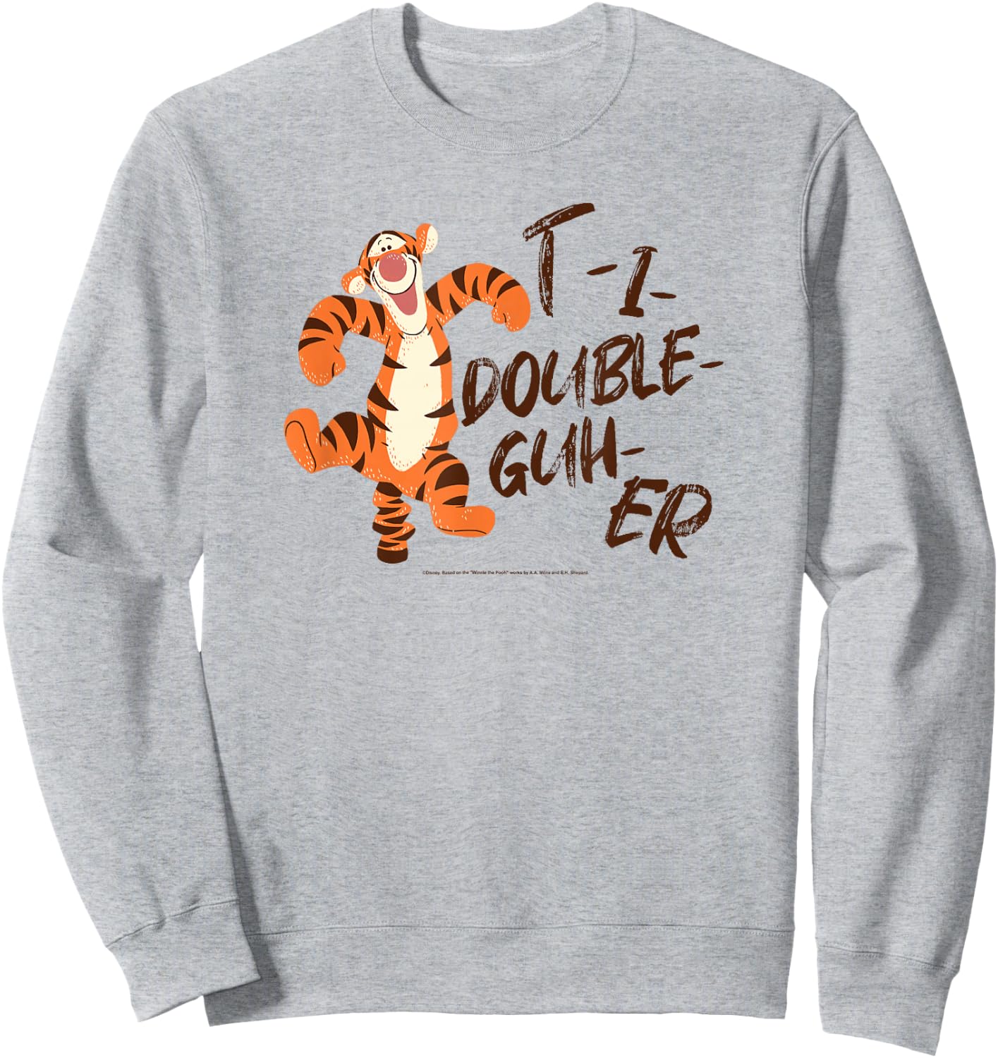 Disney Winnie The Pooh Lunar New Year Tigger Bounce Sweatshirt - Sweatshirt | Ash