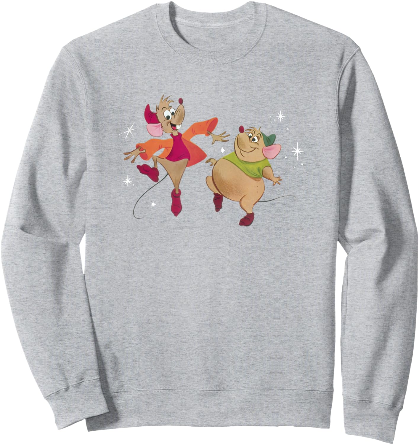 Disney Cinderella Jaq and Gus Sparkle Poster Sweatshirt - Sweatshirt | Ash