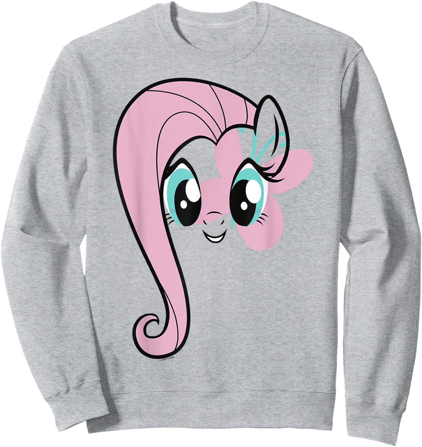 My Little Pony: Friendship is Magic Fluttershy Big Face Sweatshirt - Sweatshirt | Ash