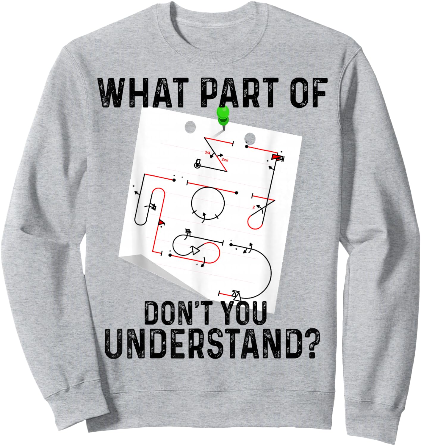 What Part Of Don't You Understand Aerobatic Aresti Figures Sweatshirt - Sweatshirt | Ash