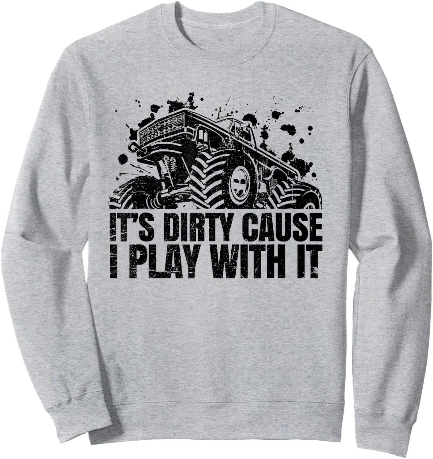 Mud Bogging T Shirt 4x4 Off Road Shirts for Mud Racing Sweatshirt - Sweatshirt | Ash
