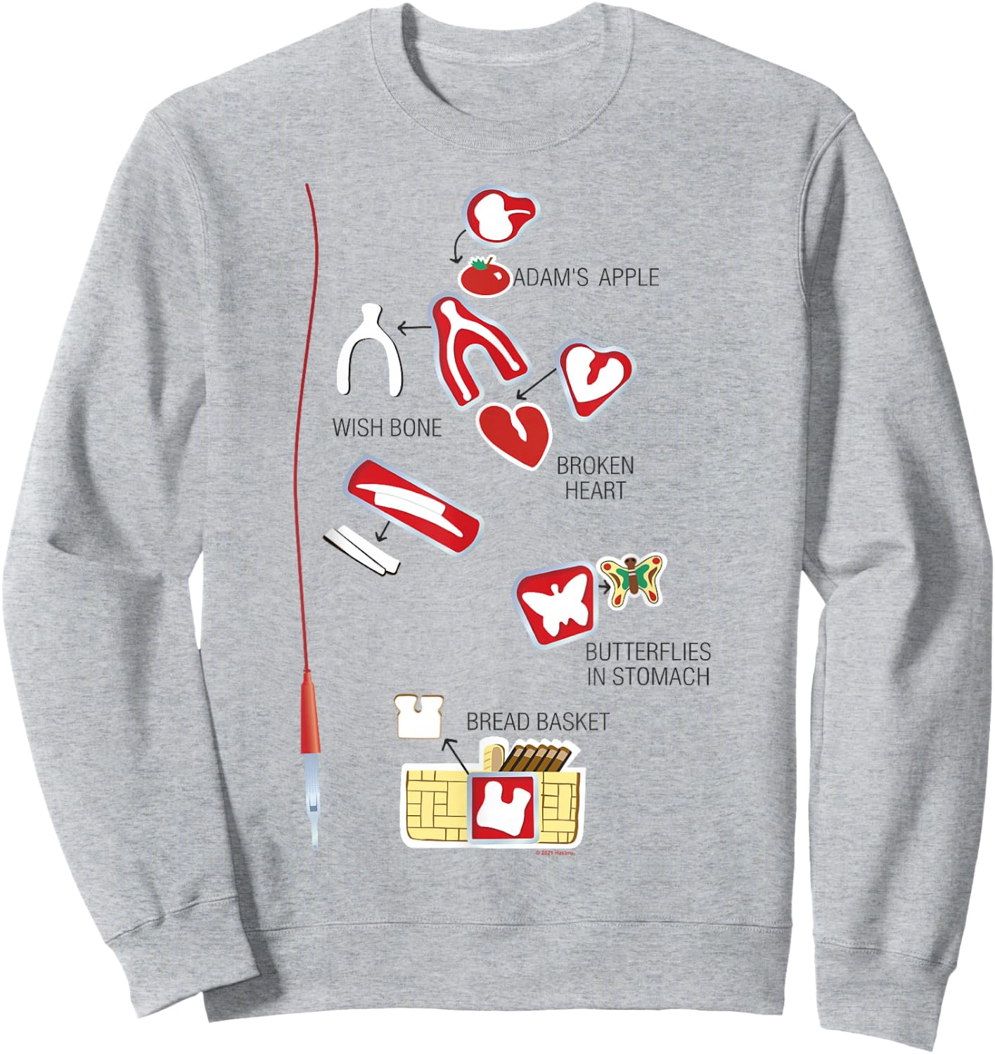 Operation Halloween Operation Costume Sweatshirt - Sweatshirt | Ash
