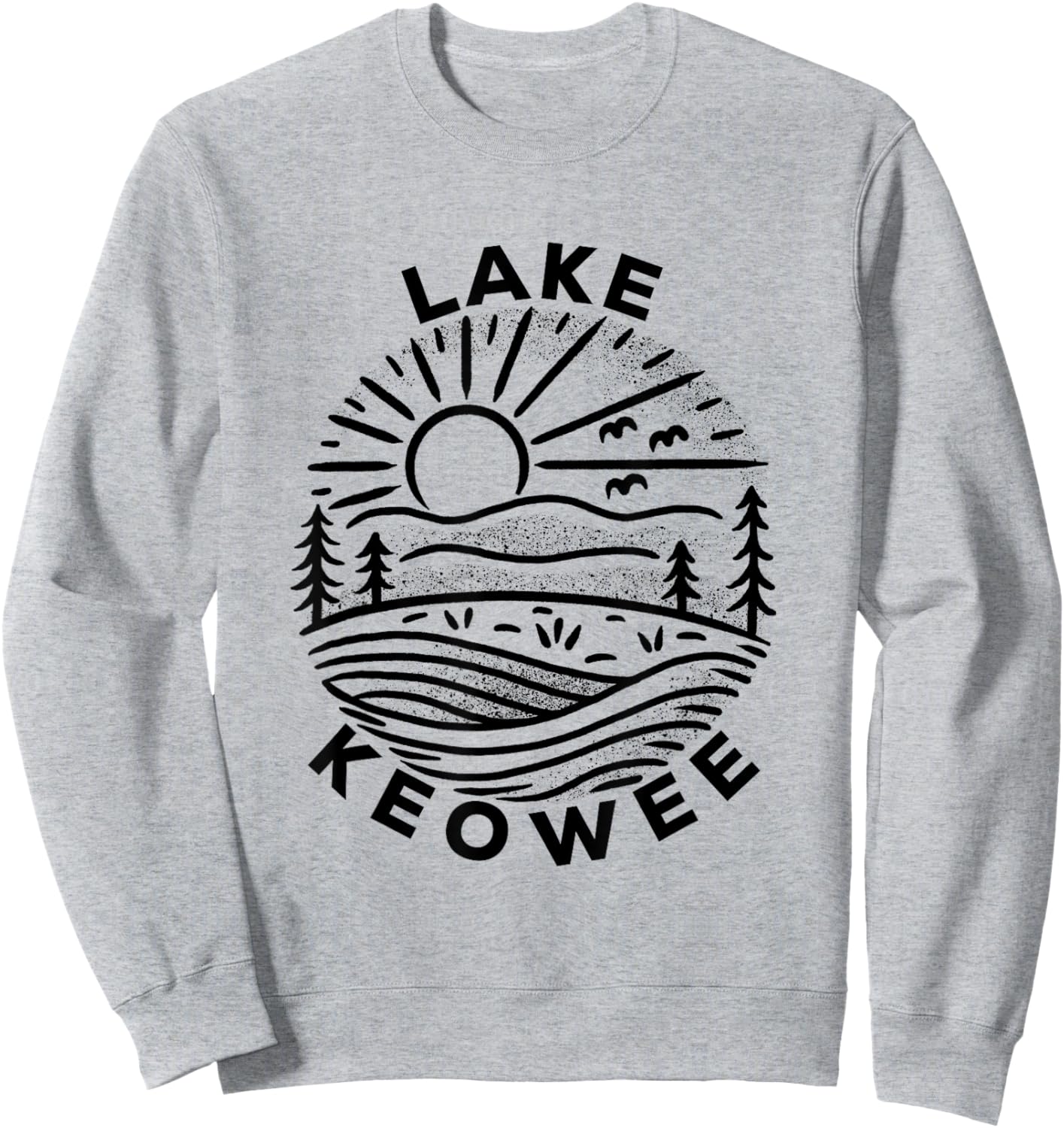 Lake Keowee SC Sweatshirt - Sweatshirt | Ash