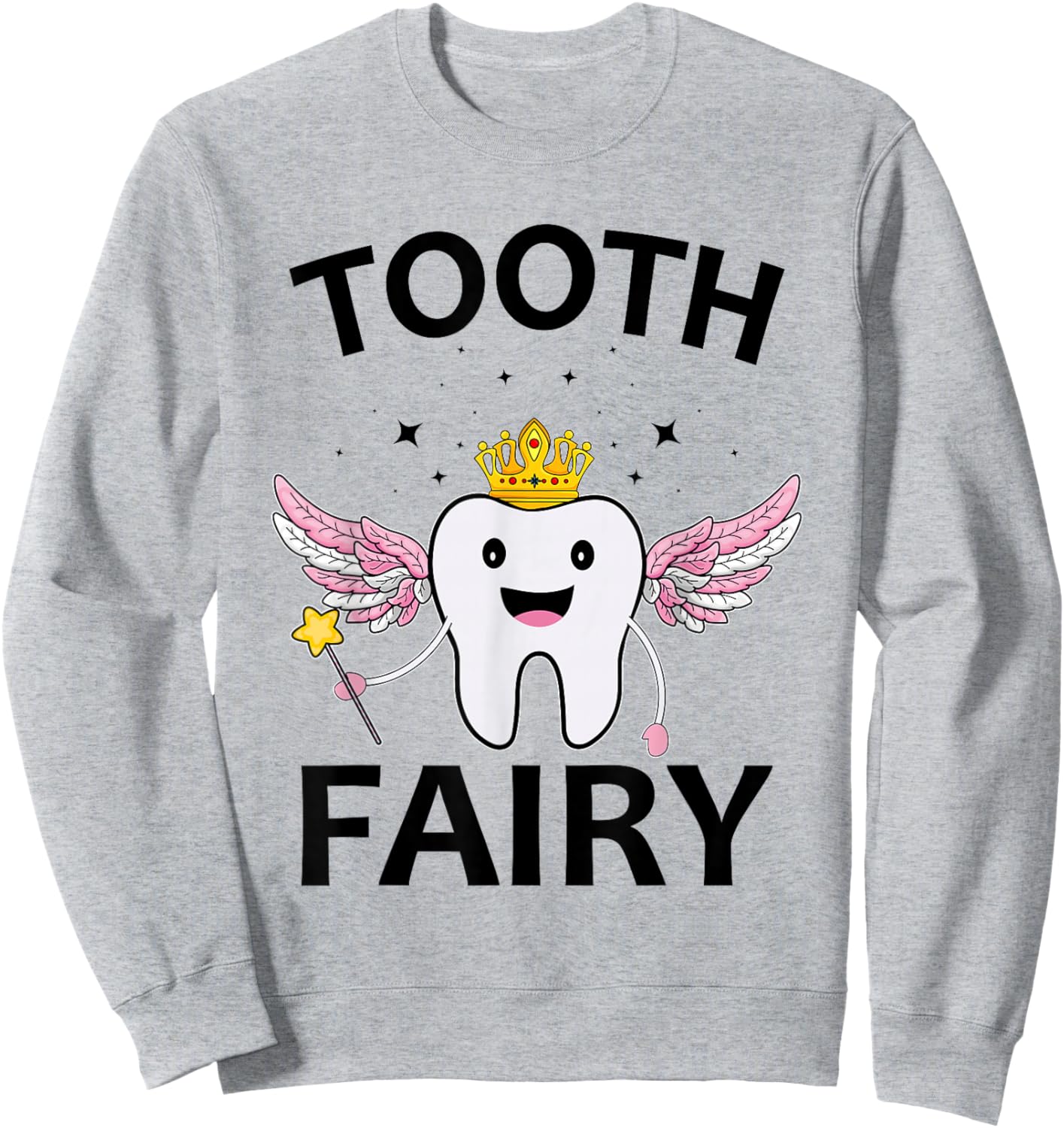 Tooth Fairy Halloween Costume Gift Girls Children Sweatshirt - Sweatshirt | Ash