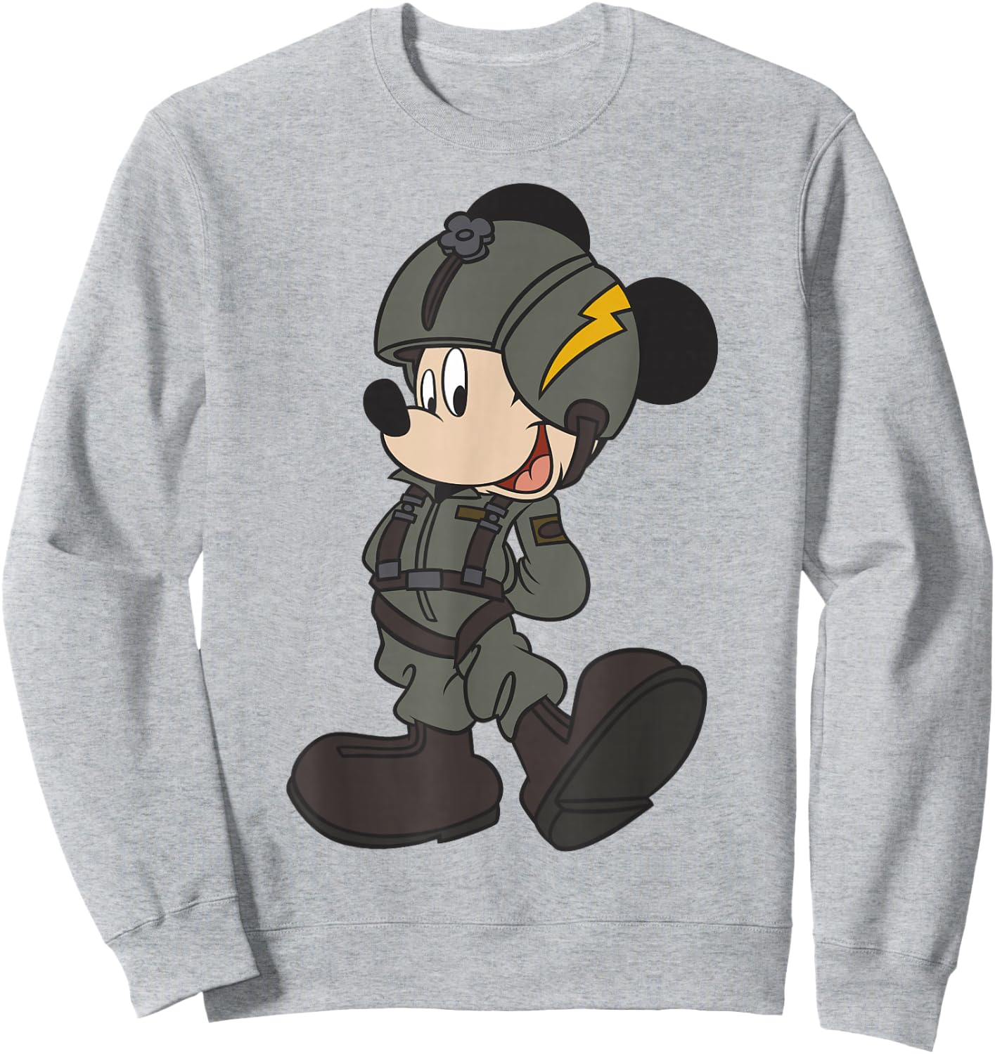 Disney Mickey Mouse Jet Pilot Outfit Sweatshirt - Sweatshirt | Ash